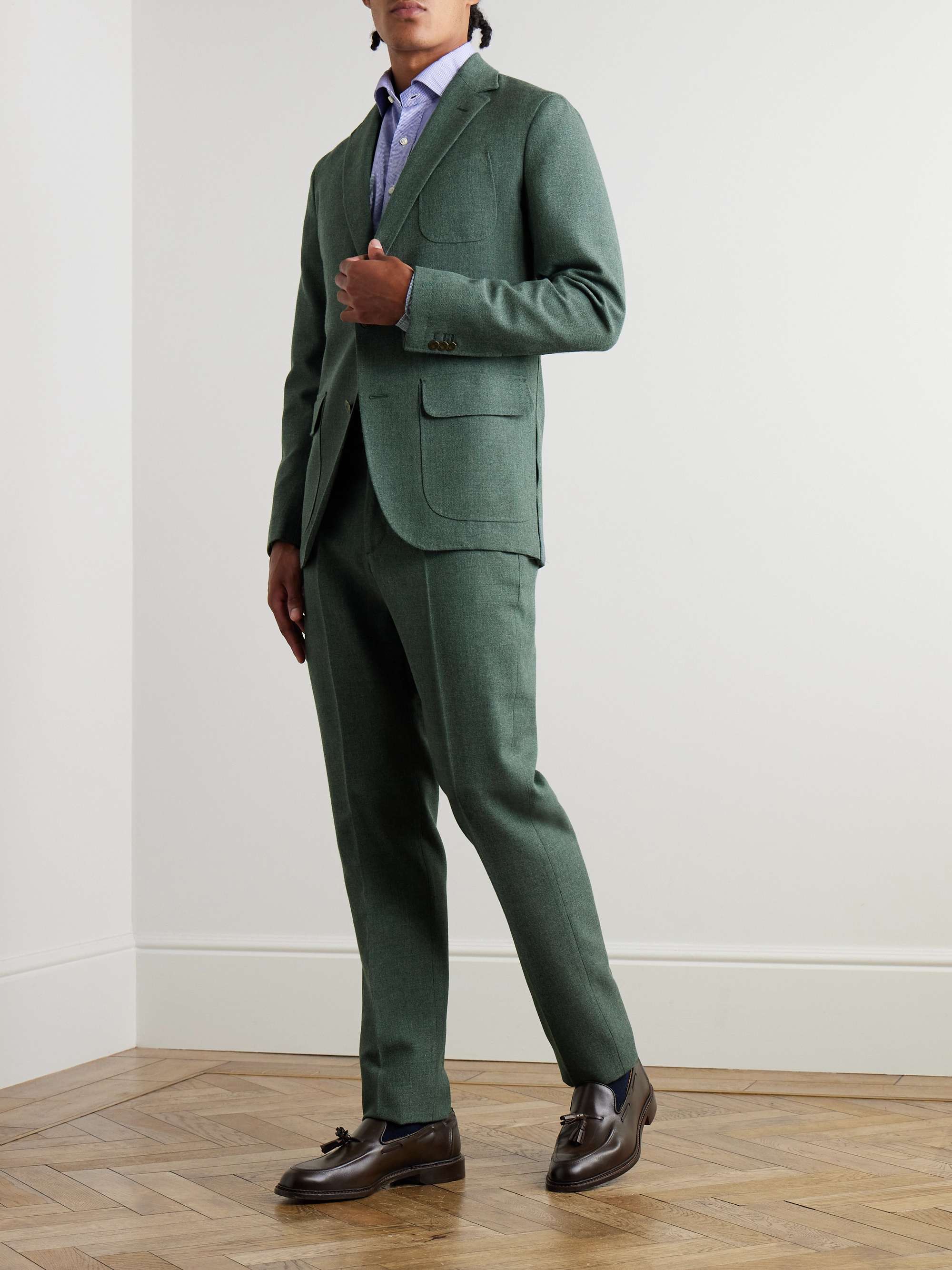 Ghost Slim-Fit Unstructured Wool Suit Jacket view