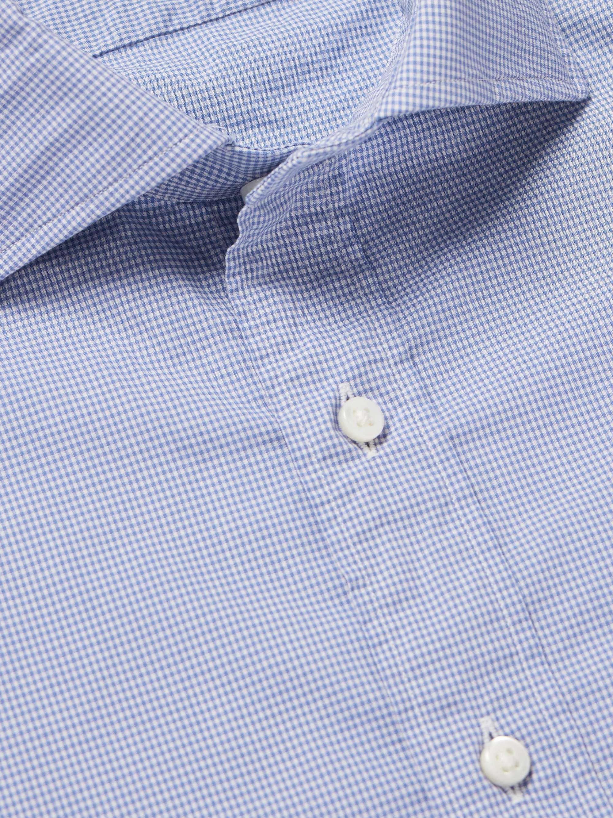 Gingham Cotton-Poplin Shirt view