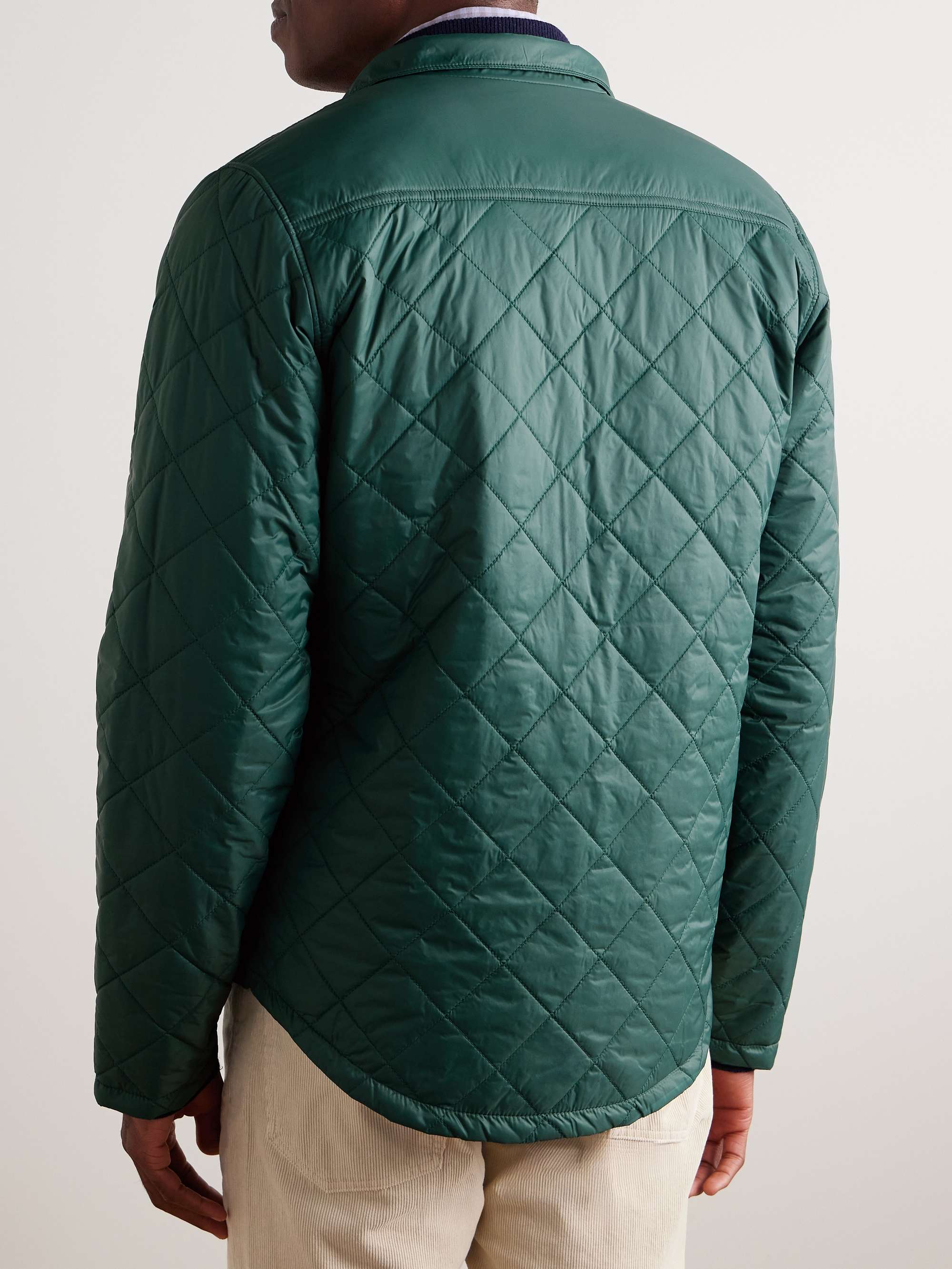 Traveler's Slim-Fit Quilted Nylon Cashpad Jacket view