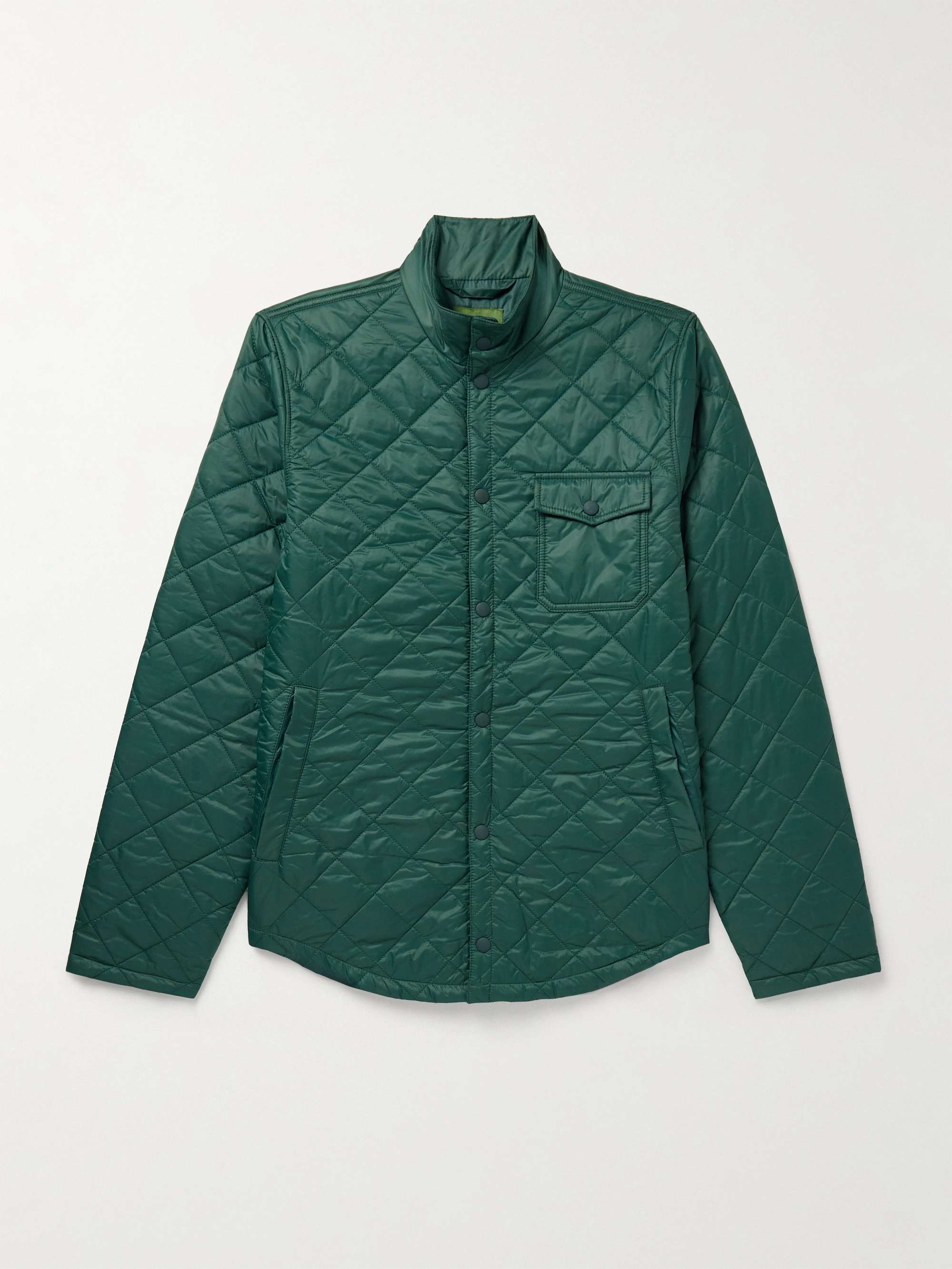 Traveler's Slim-Fit Quilted Nylon Cashpad Jacket view