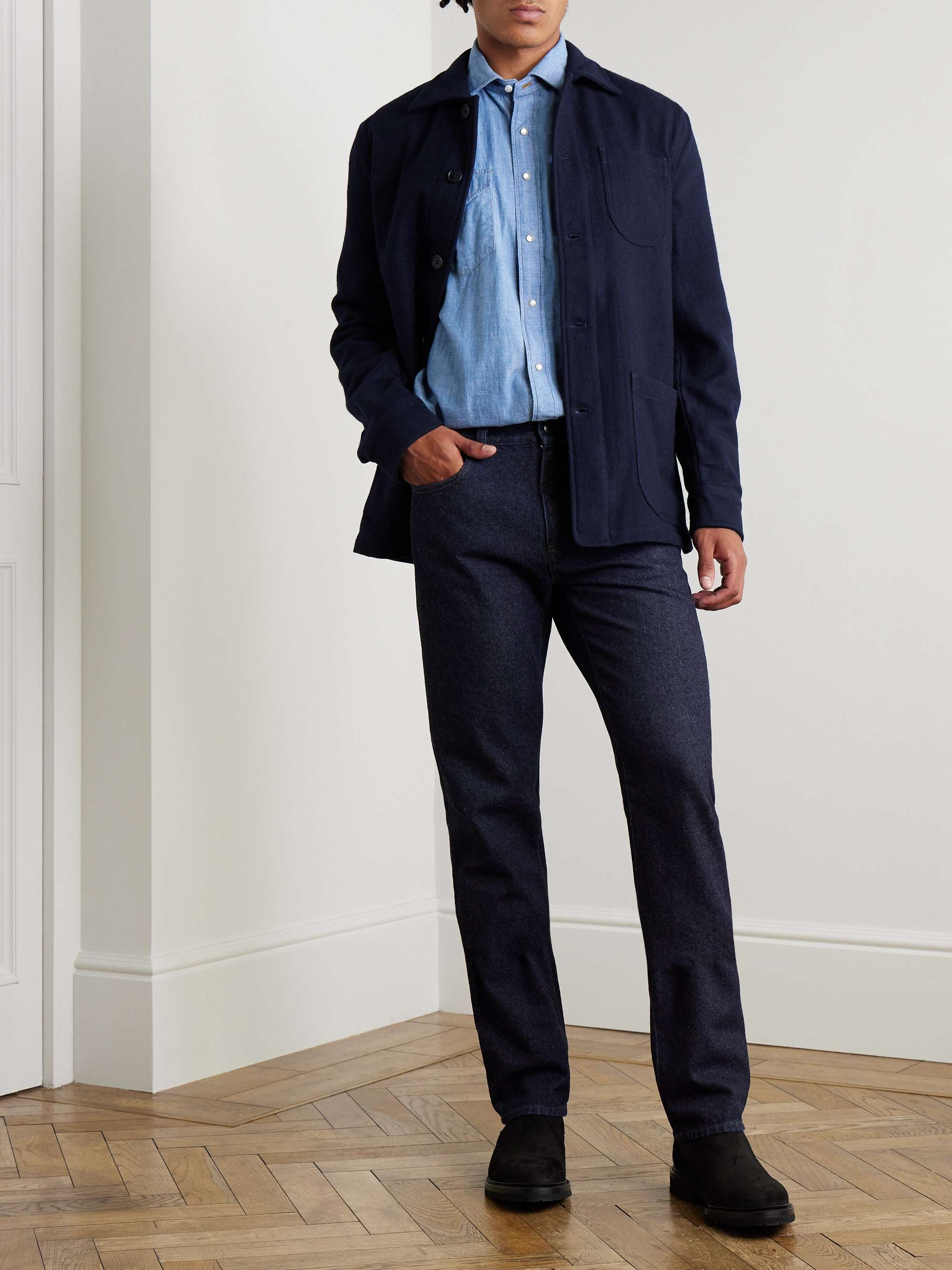 Melton Wool Chore Jacket view