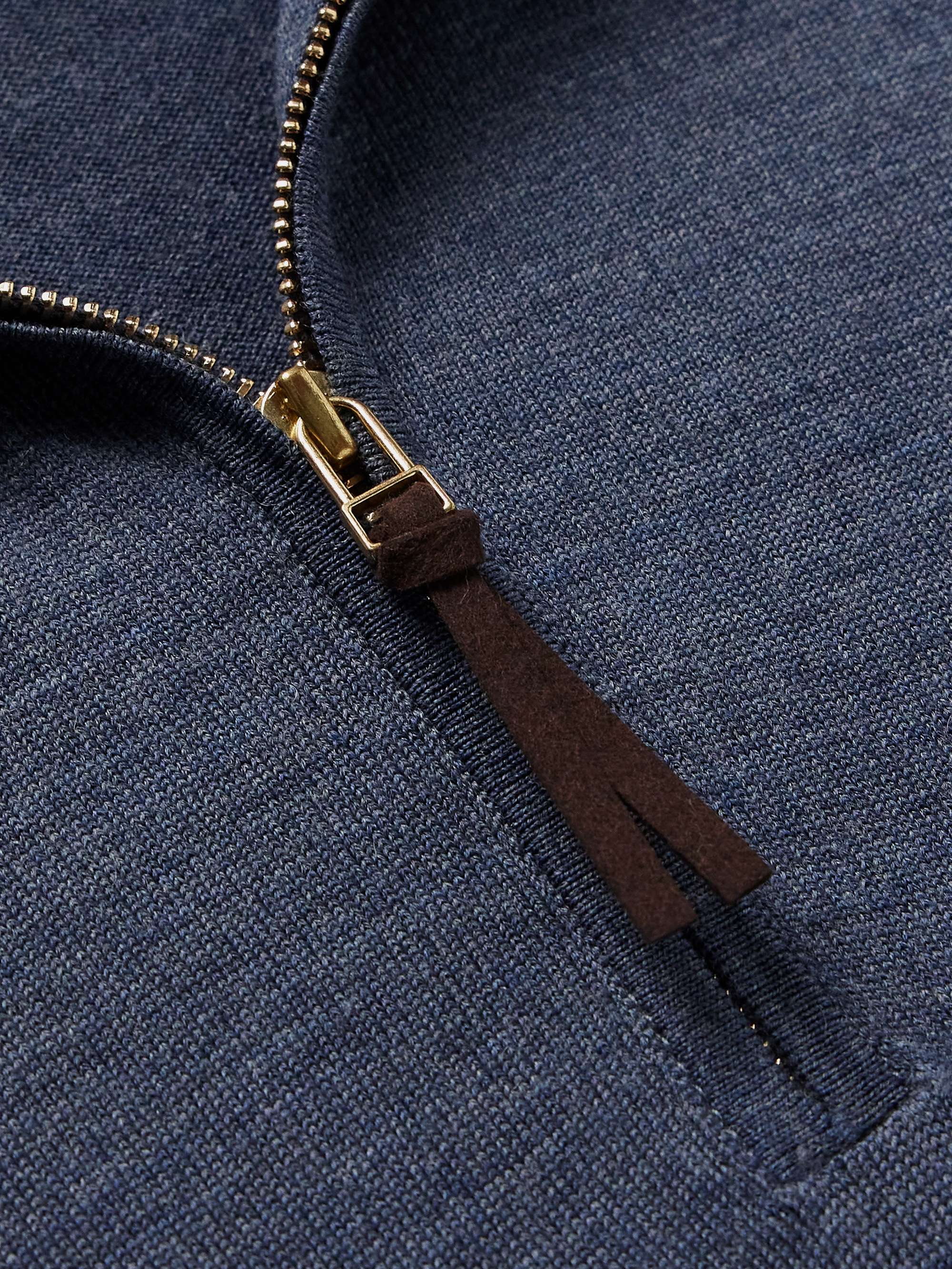 Escorial Wool Half-Zip Sweater view