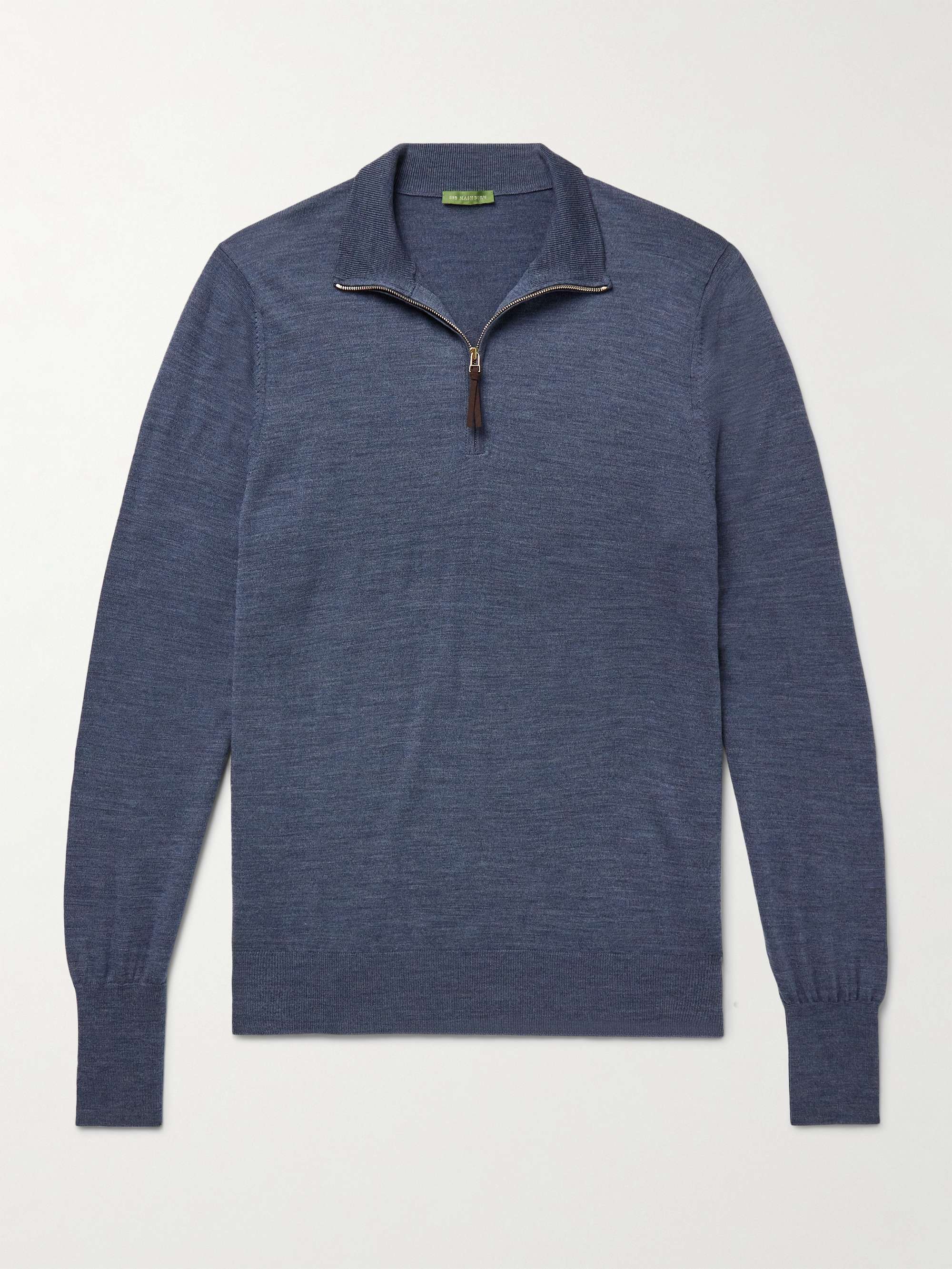 Escorial Wool Half-Zip Sweater view