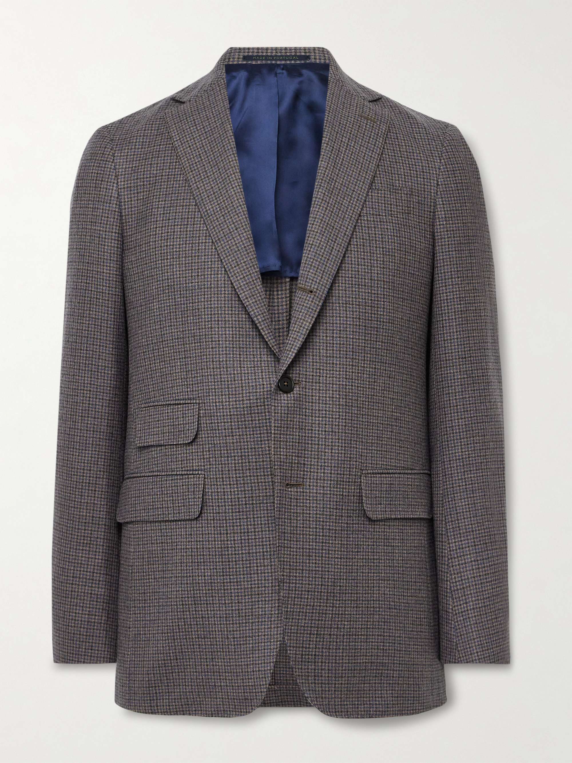 Virgil No.2 Slim-Fit Checked Wool Hopsack Blazer view