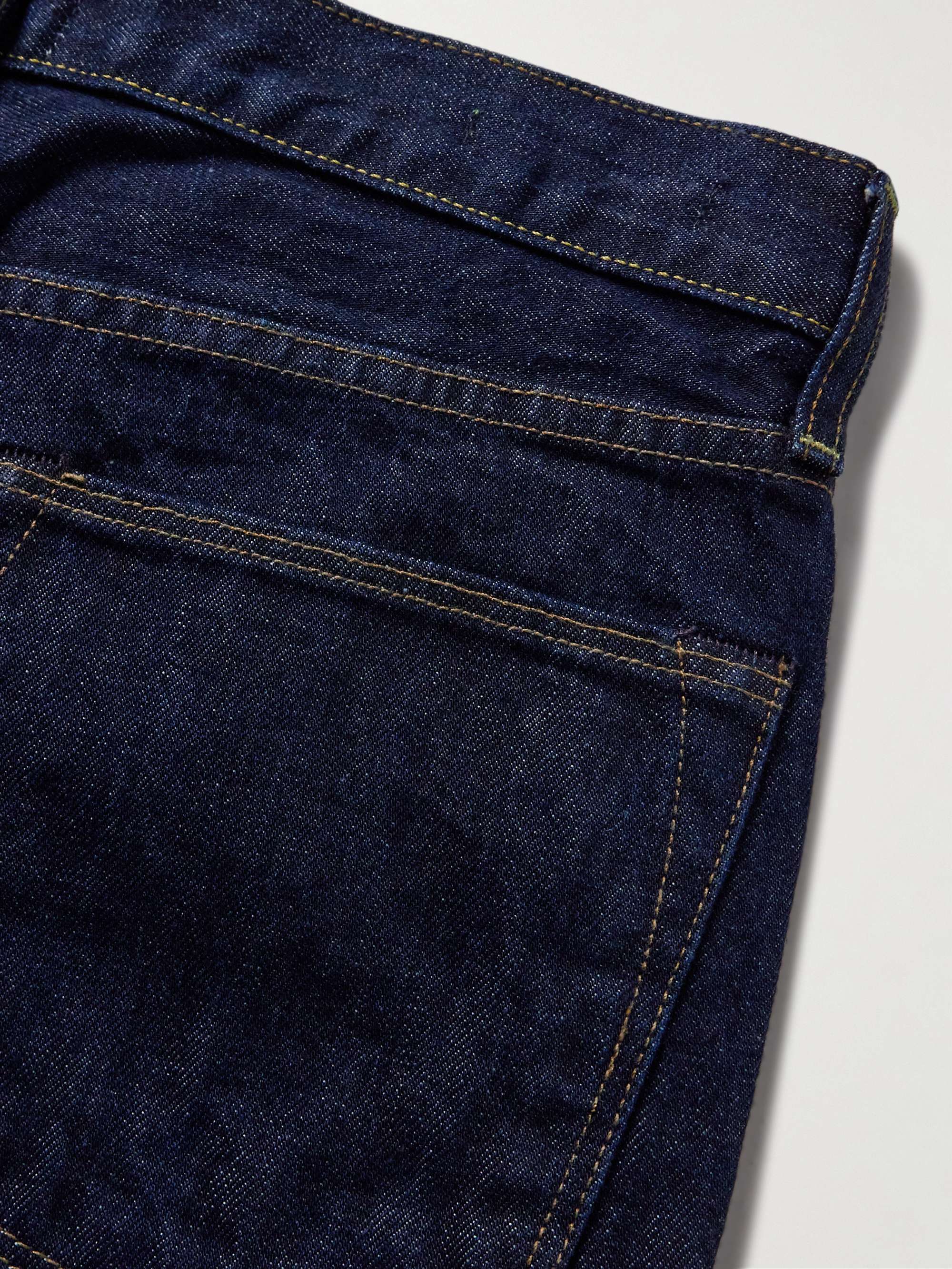 Slim-Fit Straight-Leg Jeans view