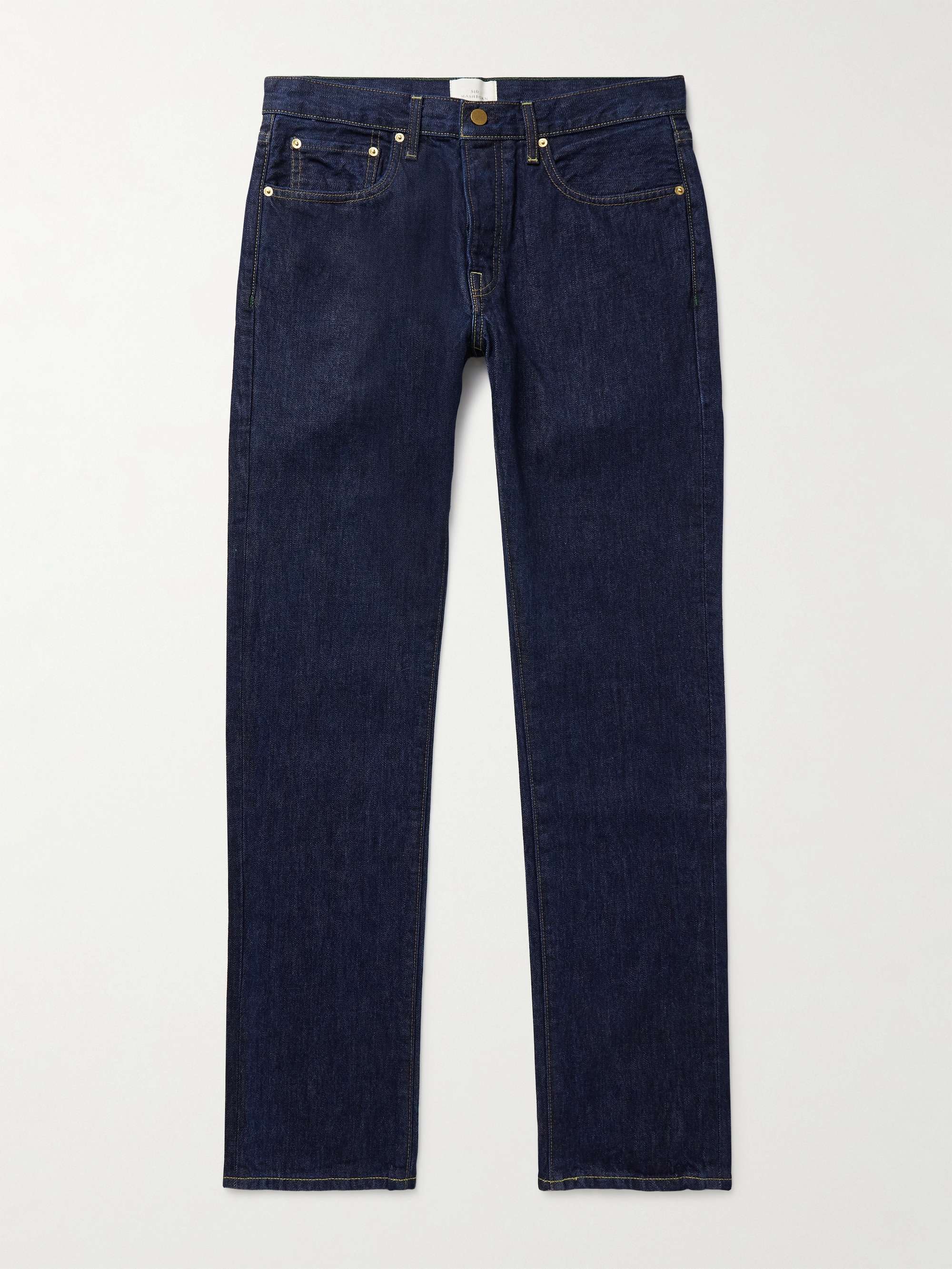 Slim-Fit Straight-Leg Jeans view