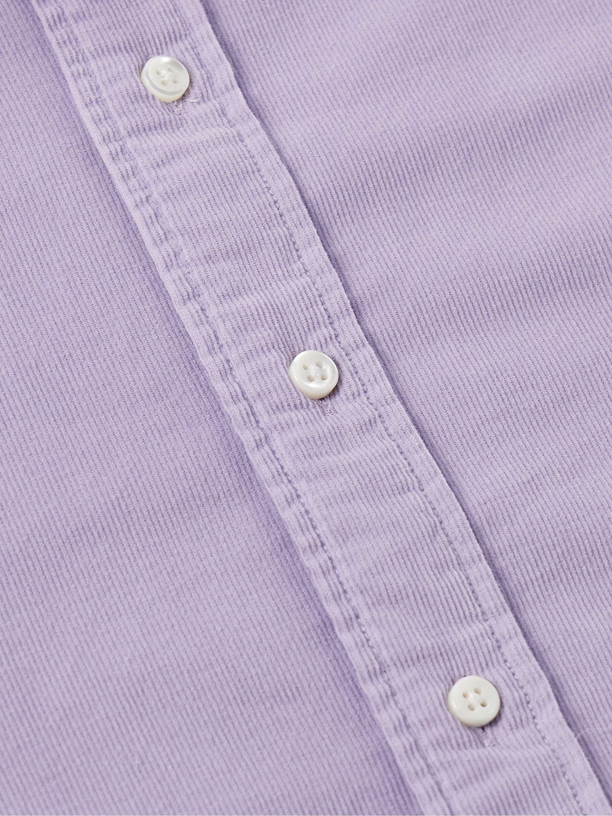 Garment-Dyed Cotton-Corduroy Shirt view