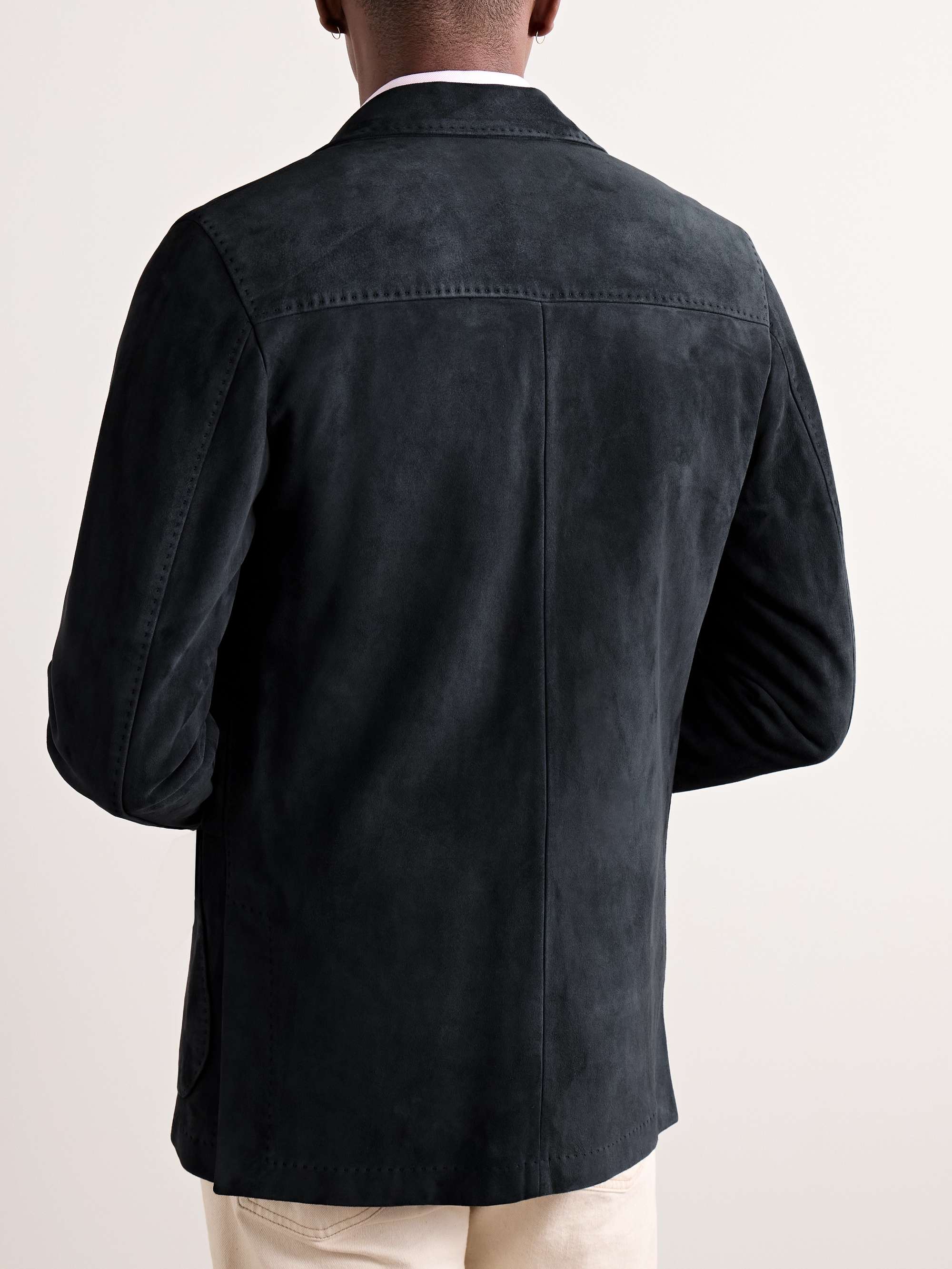 Butcher Unstructured Suede Blazer view