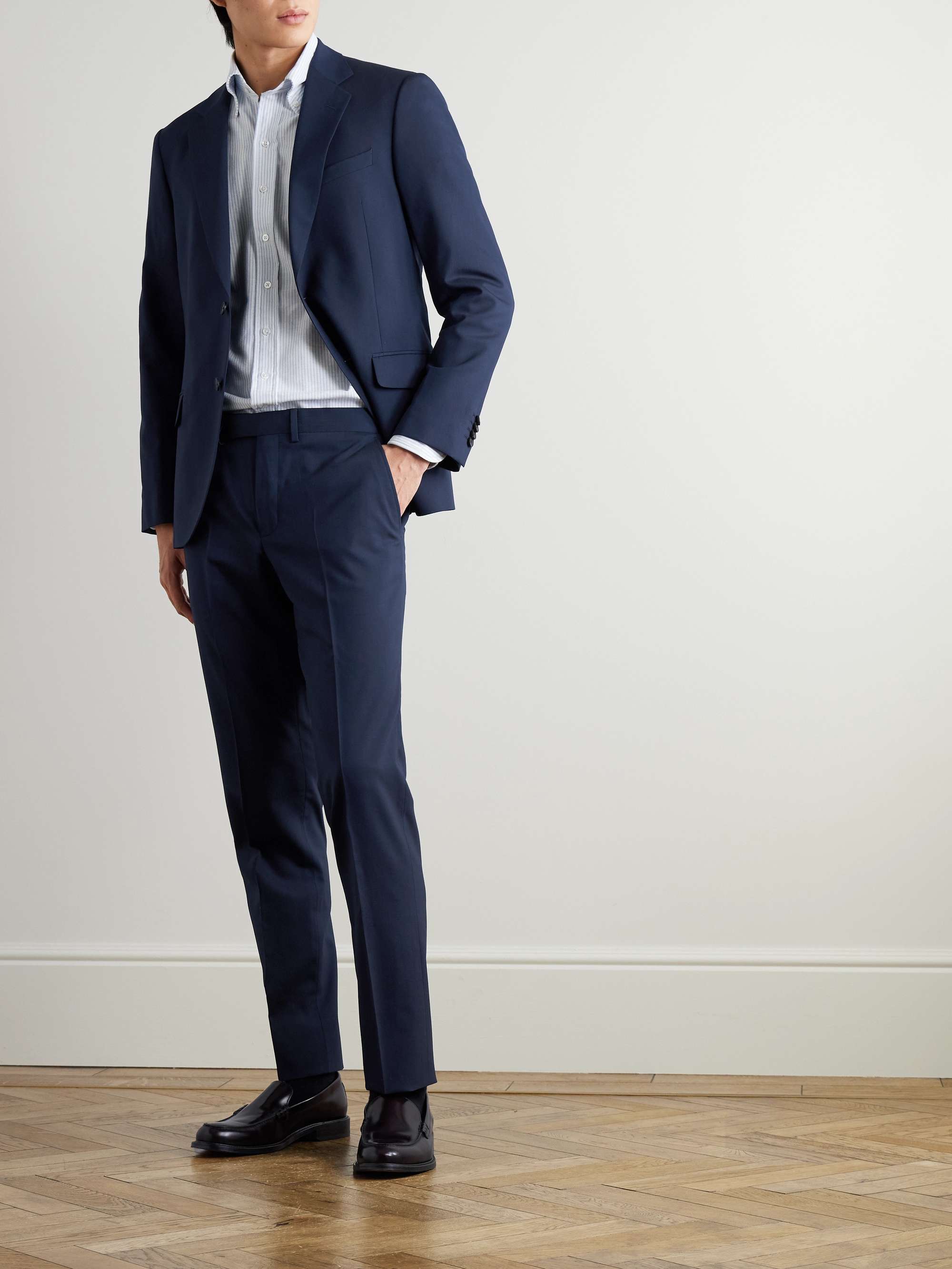 Regular-Fit Wool-Blend Suit Jacket view