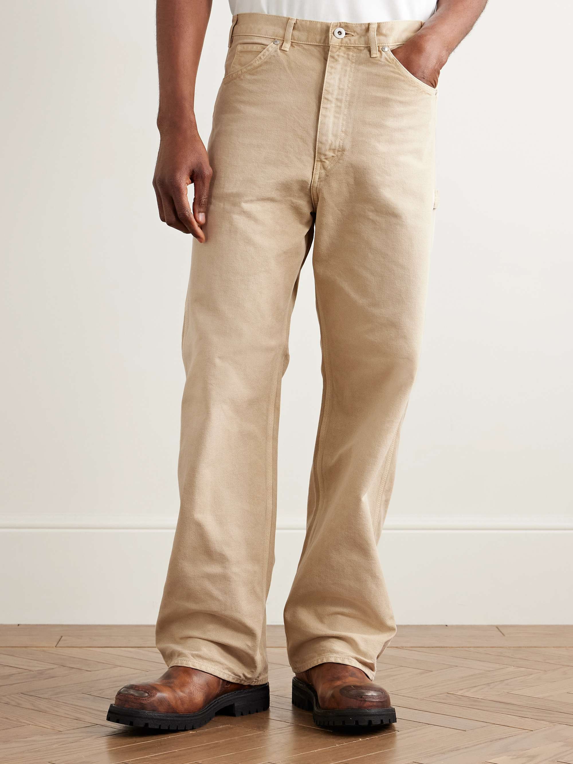 Duck Straight-Leg Garment-Dyed Jeans view