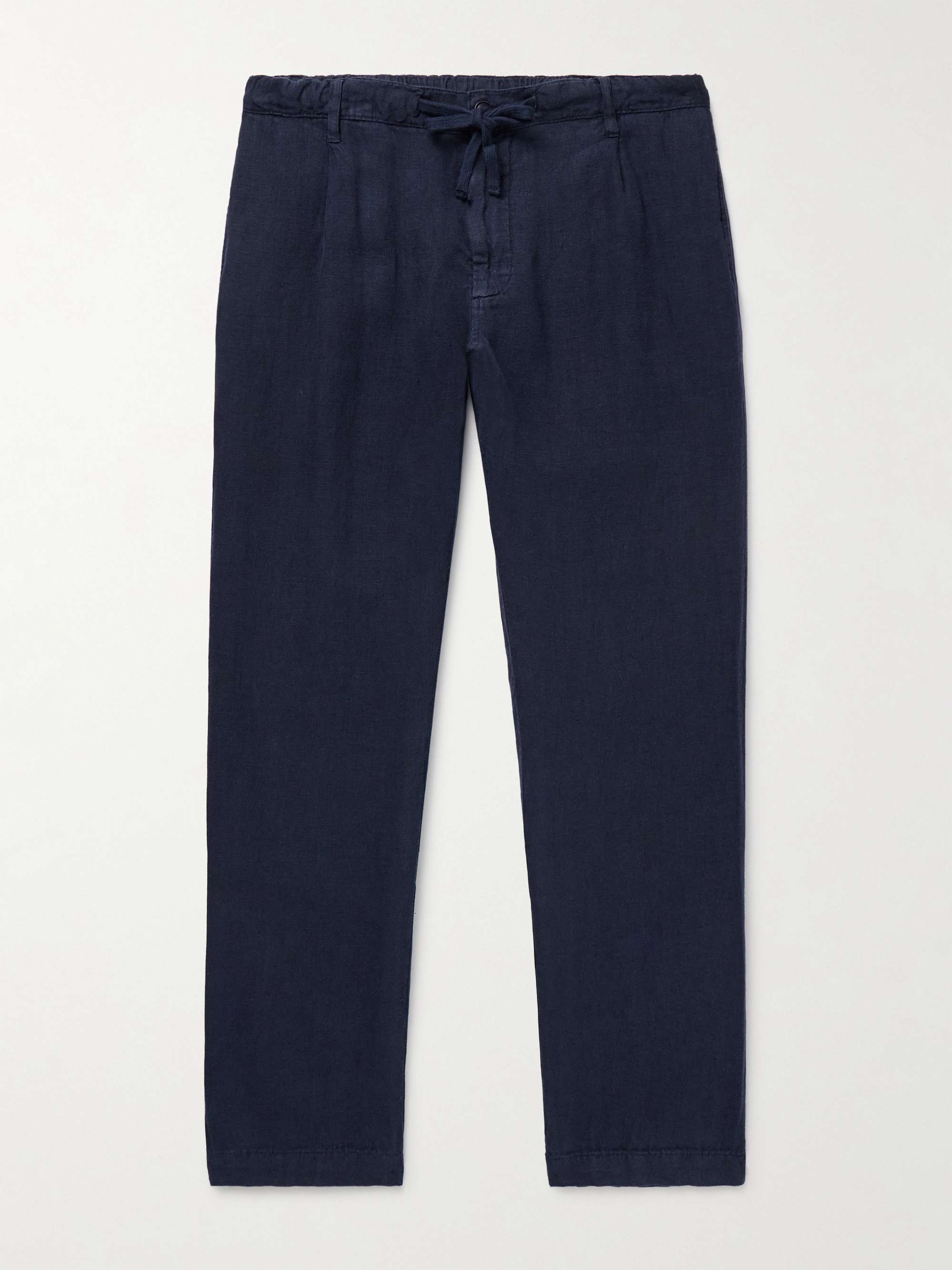 Tanker Tapered Linen Drawstring Trousers view