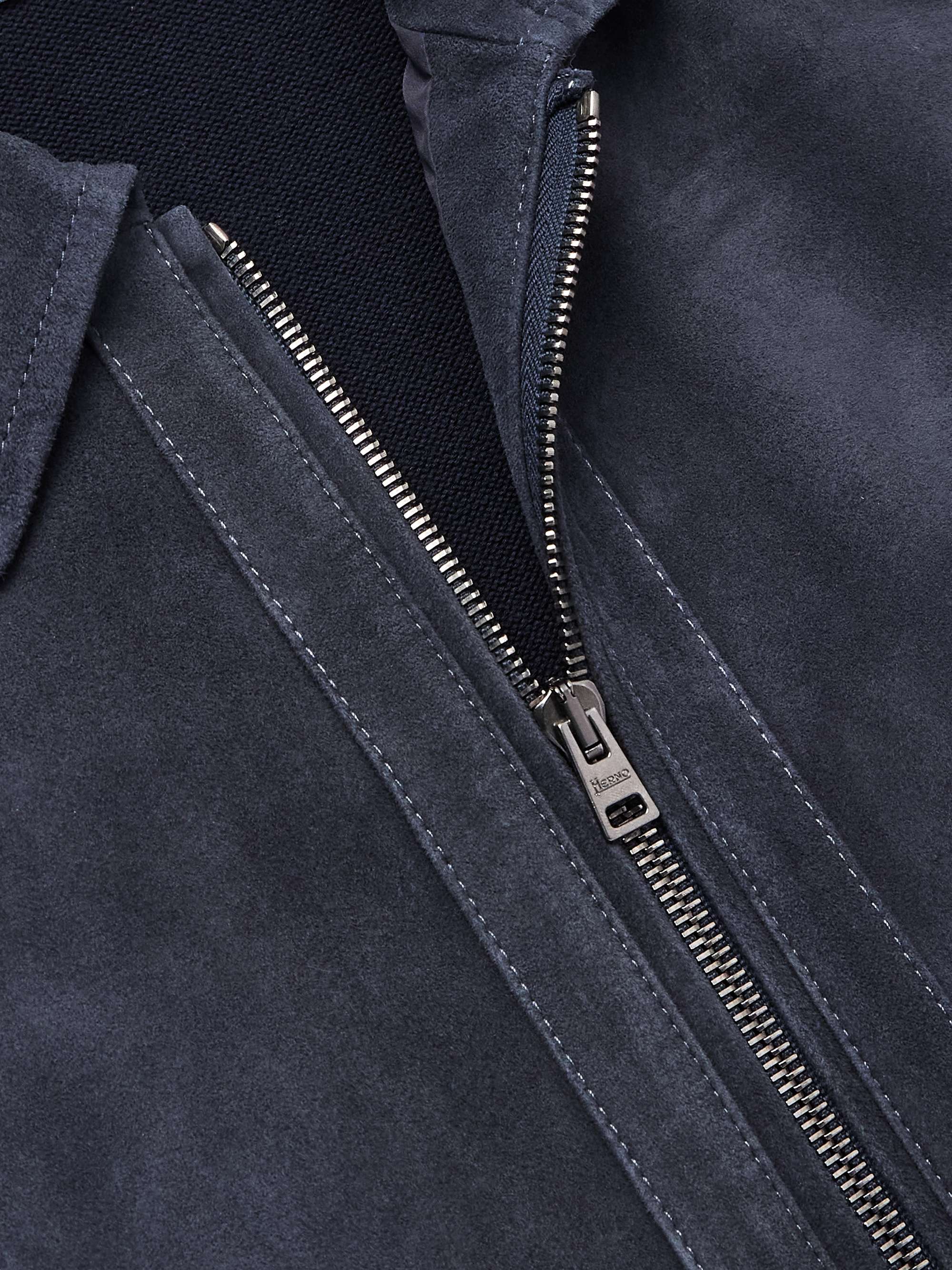 Suede-Panelled Cotton Jacket view