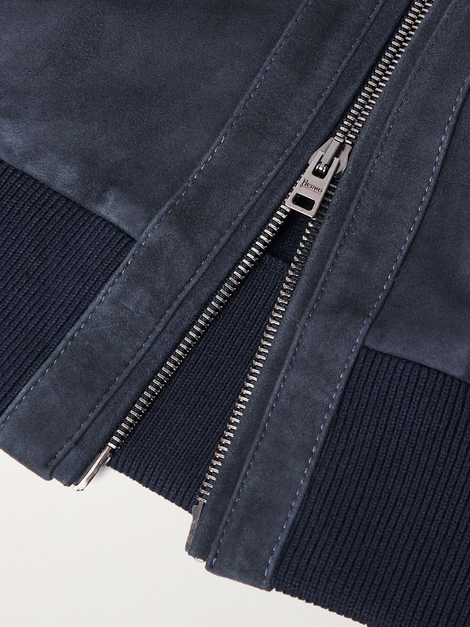 Suede-Panelled Cotton Jacket view