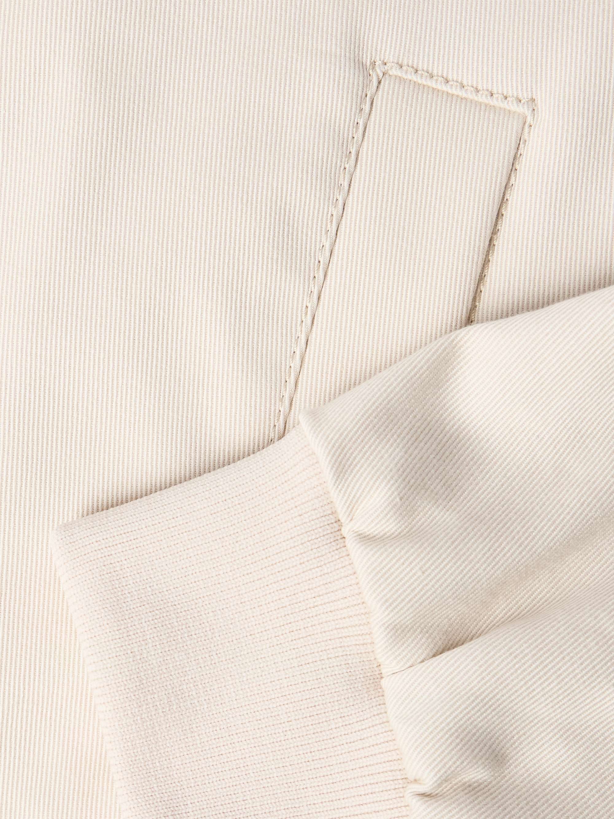 Cotton-Blend Twill Bomber Jacket view