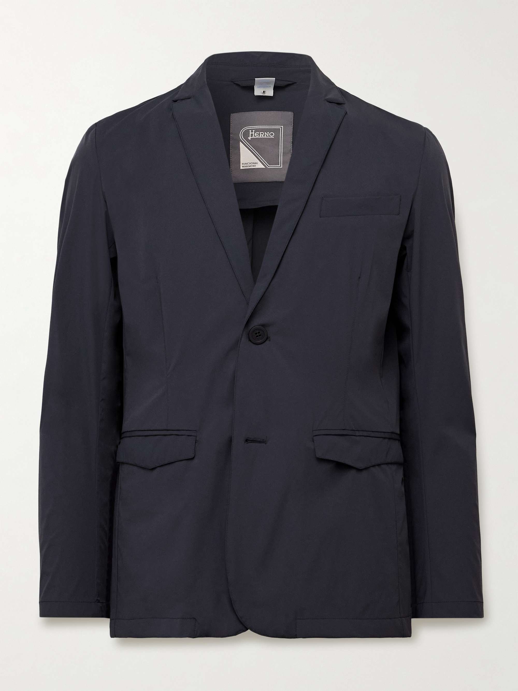 Slim-Fit Shell Blazer view