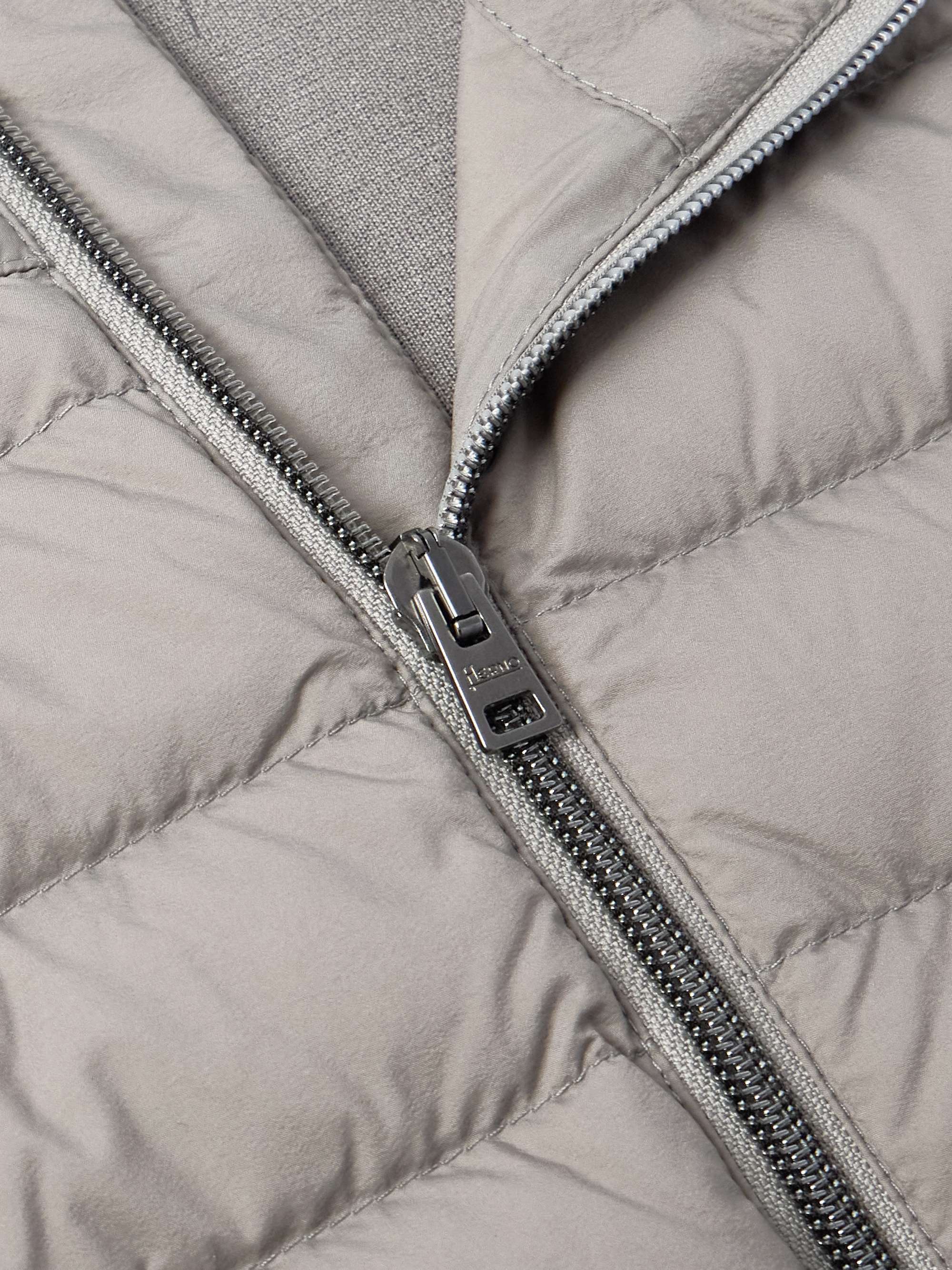 Quilted Shell and Wool and Silk-Blend Down Gilet view