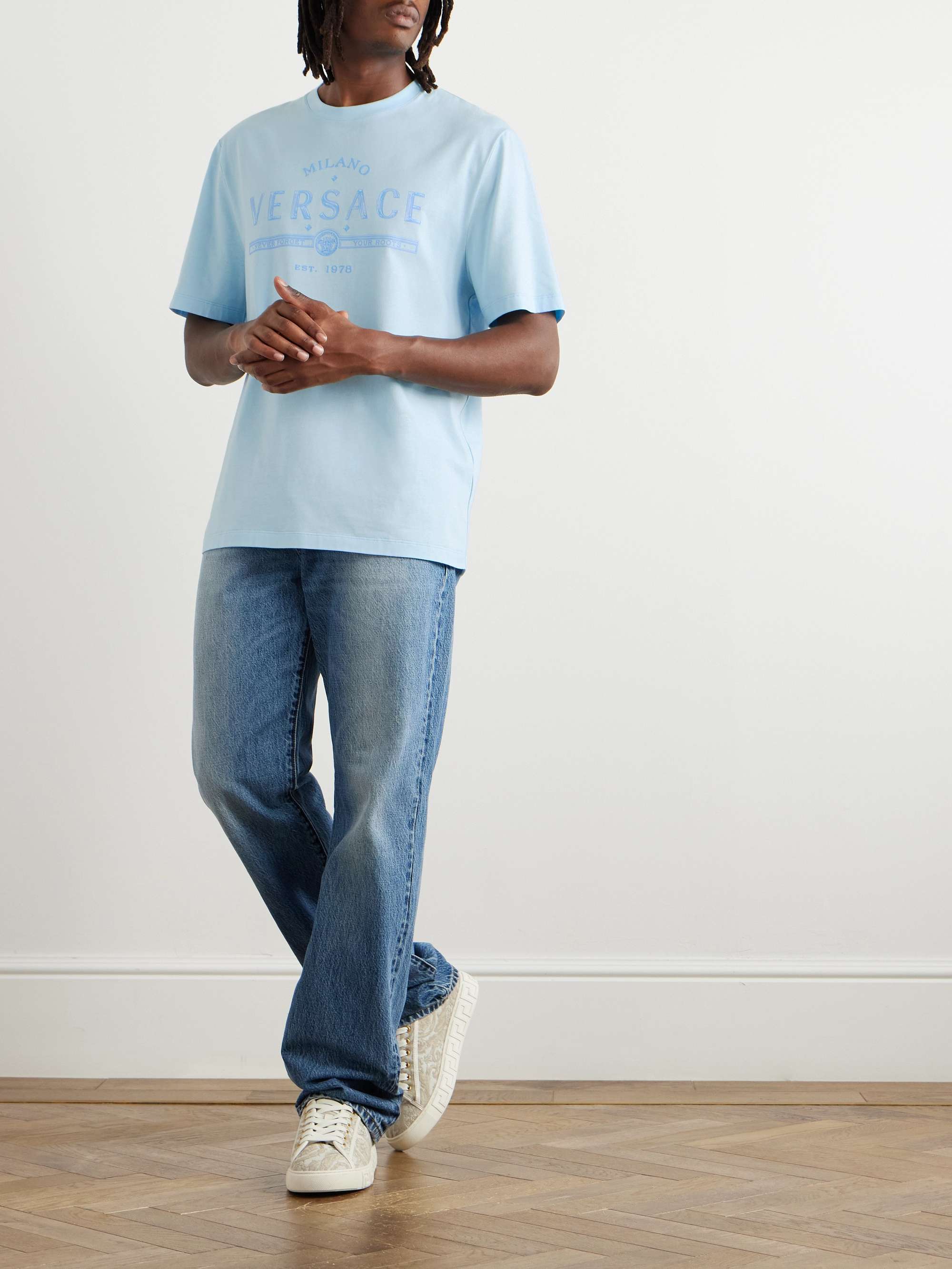 Logo-Printed Cotton-Jersey T-Shirt view