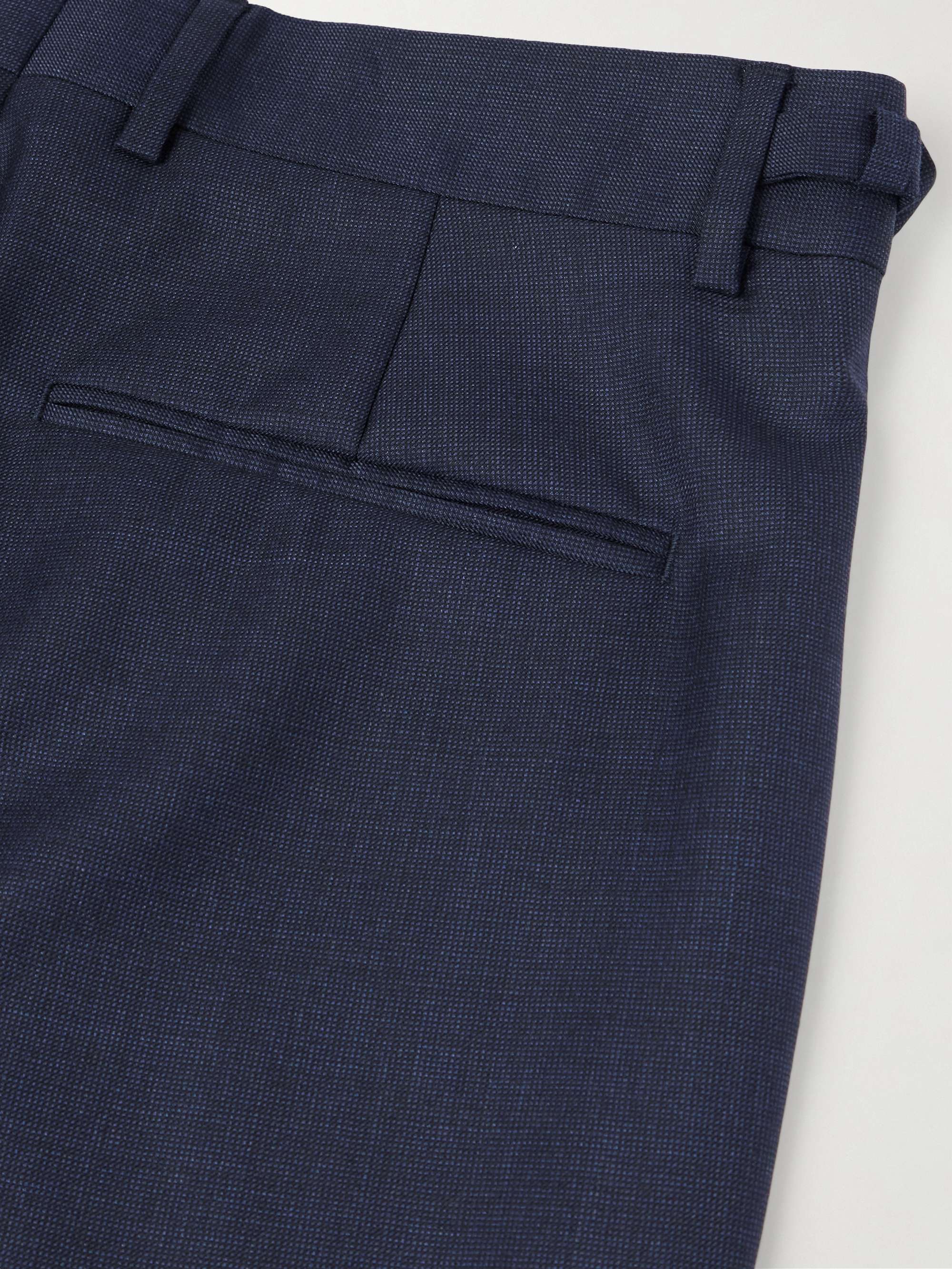 Slim-Fit Tapered Virgin Wool Trousers view