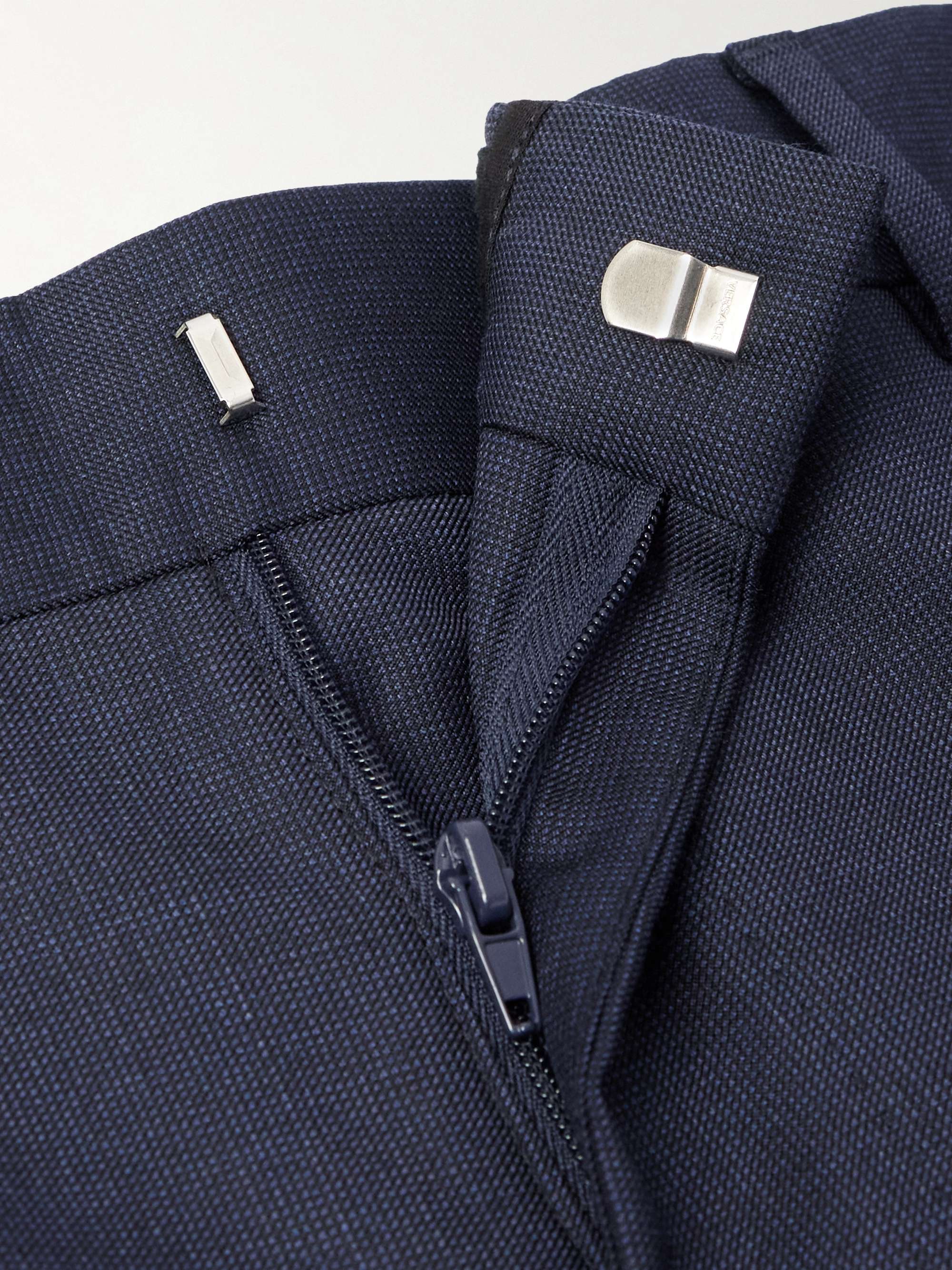 Slim-Fit Tapered Virgin Wool Trousers view