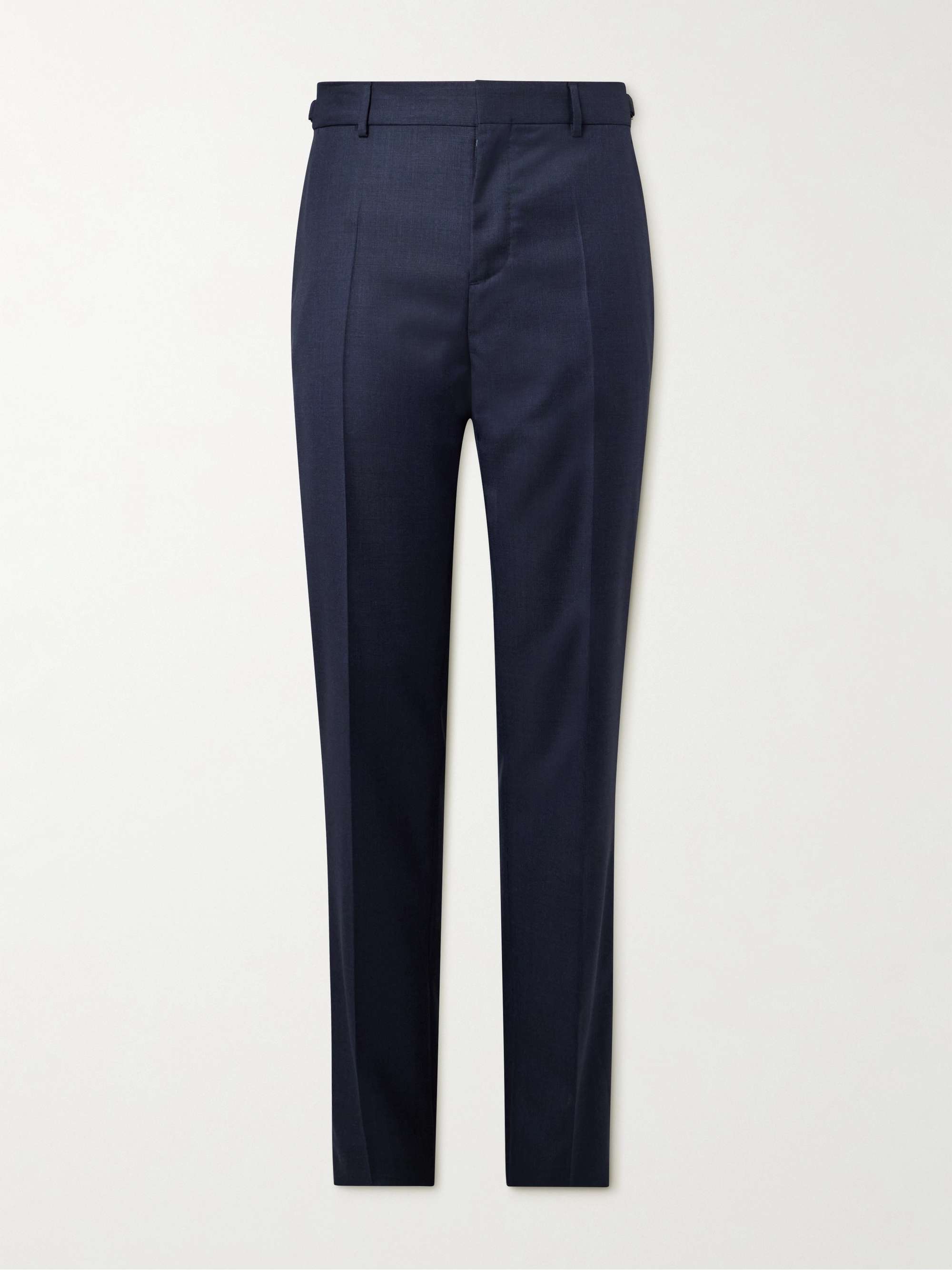 Slim-Fit Tapered Virgin Wool Trousers view