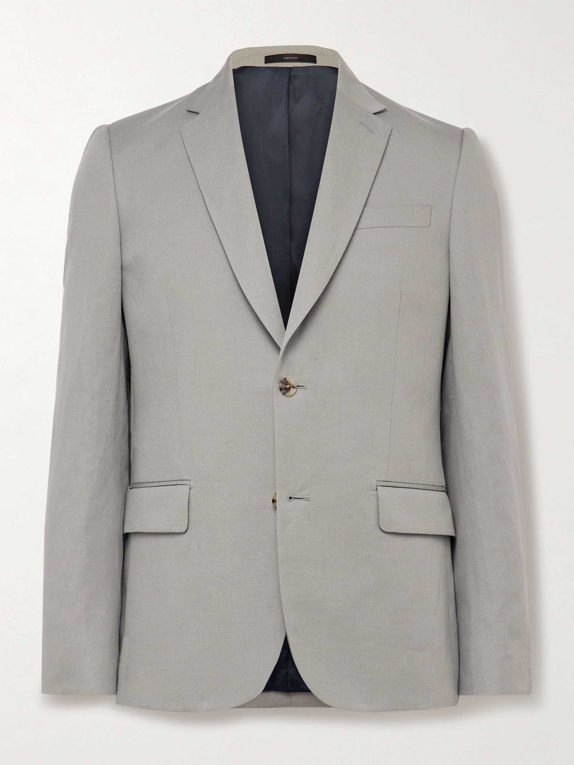 Linen, Cotton and Lyocell-Blend Suit Jacket view