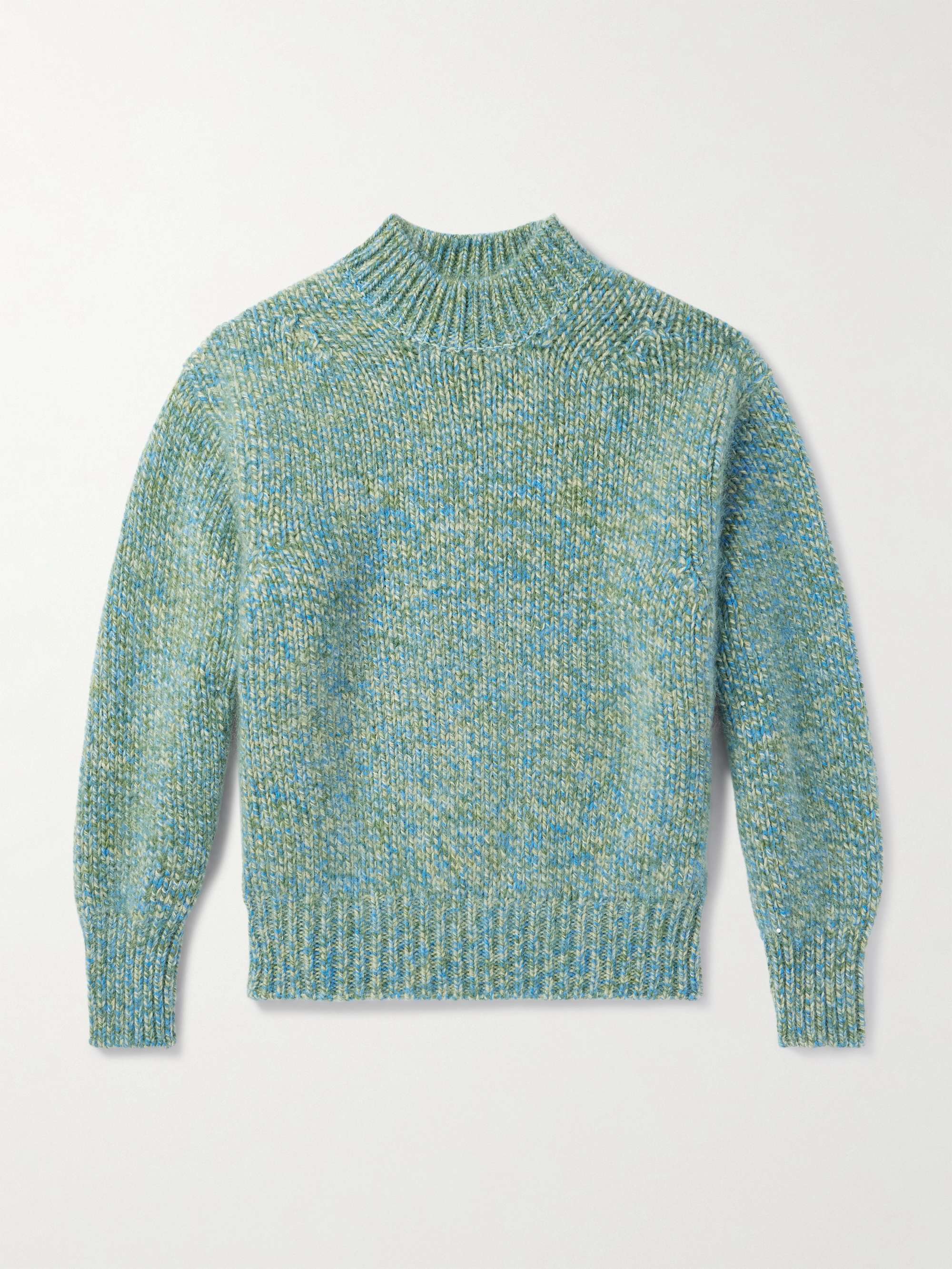 Ribbed Wool-Blend Sweater view