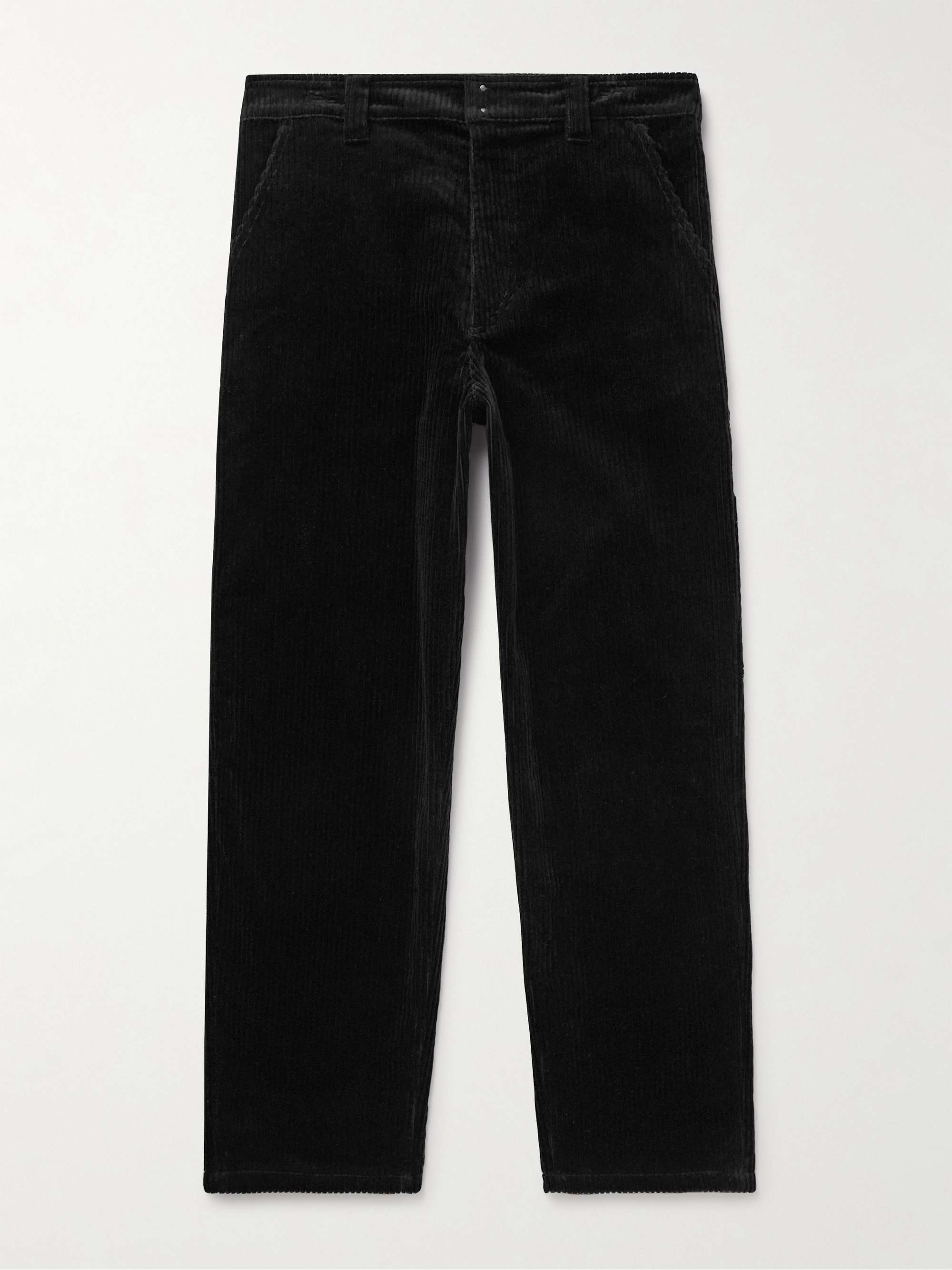 Fergus Straight-Leg Cotton-Blend Corduroy Trousers view