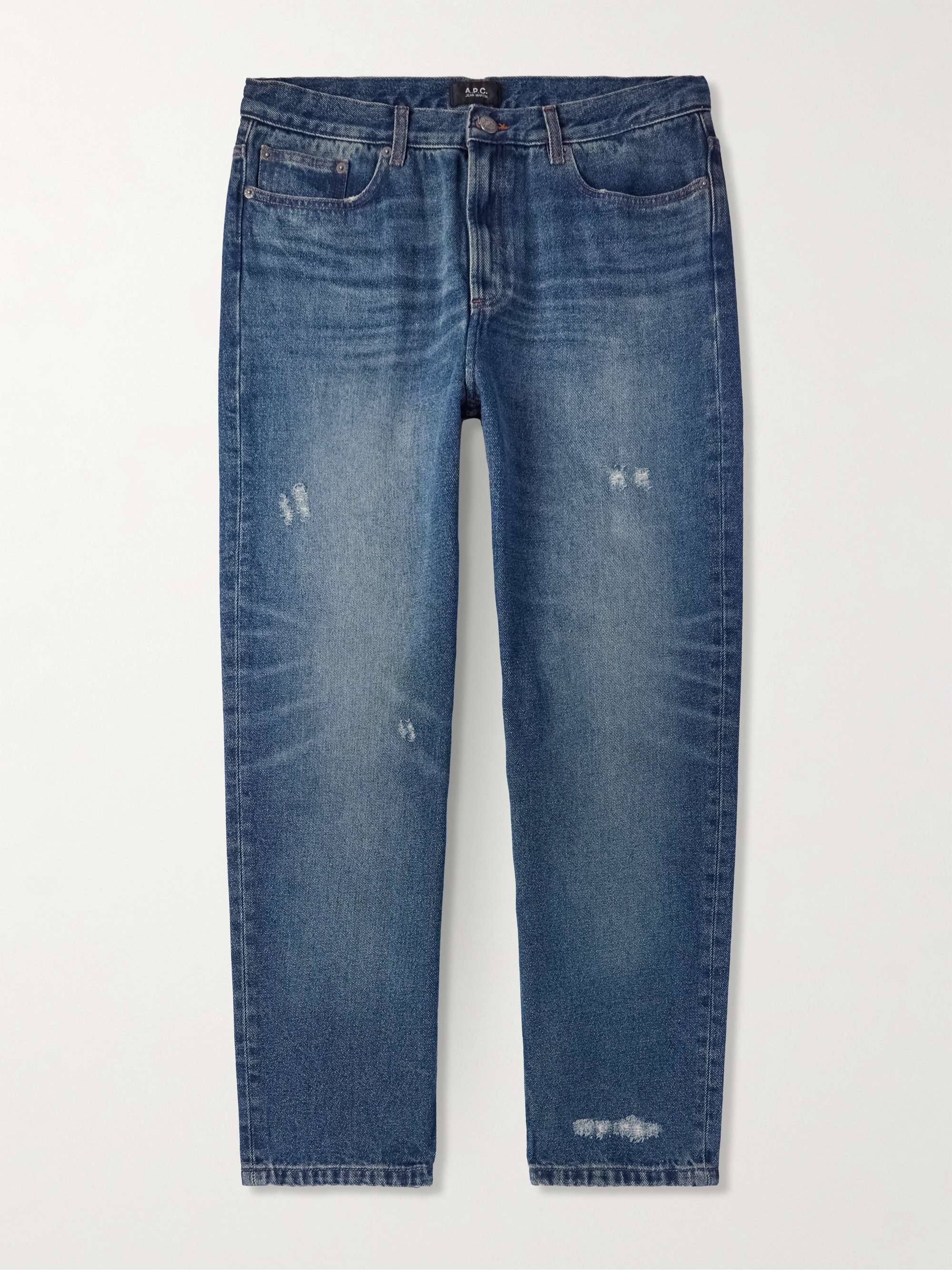 Martin Straight-Leg Distressed Jeans view
