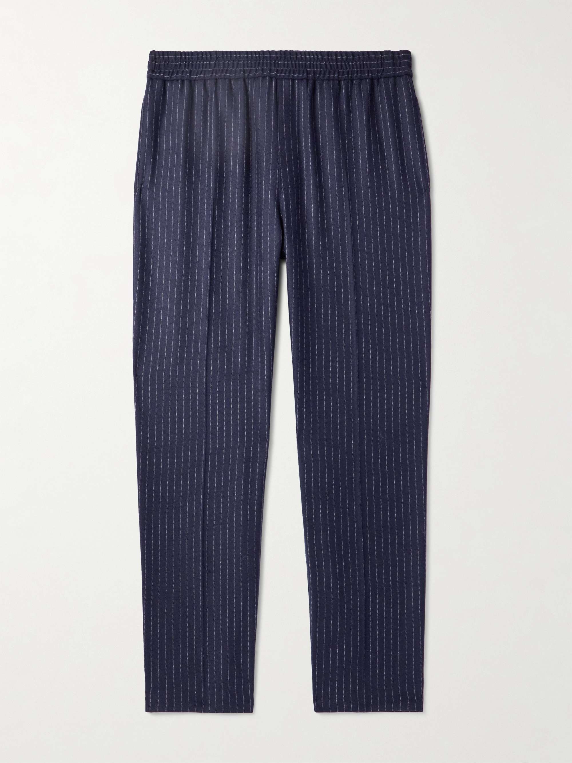 Pieter Straight-Leg Pinstriped Wool-Blend Trousers view
