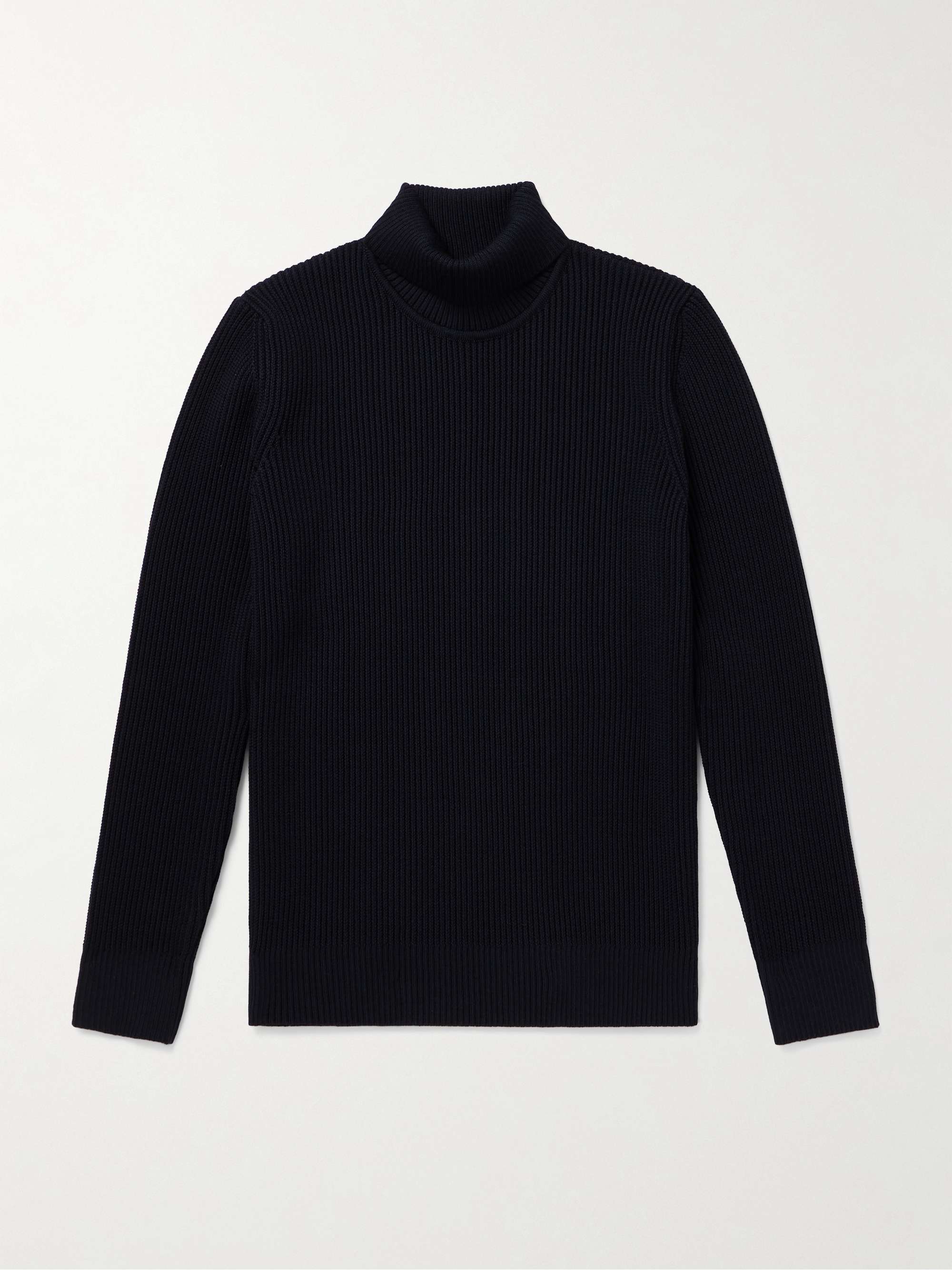 Fender III Slim-Fit Ribbed Virgin Wool Rollneck Sweater view
