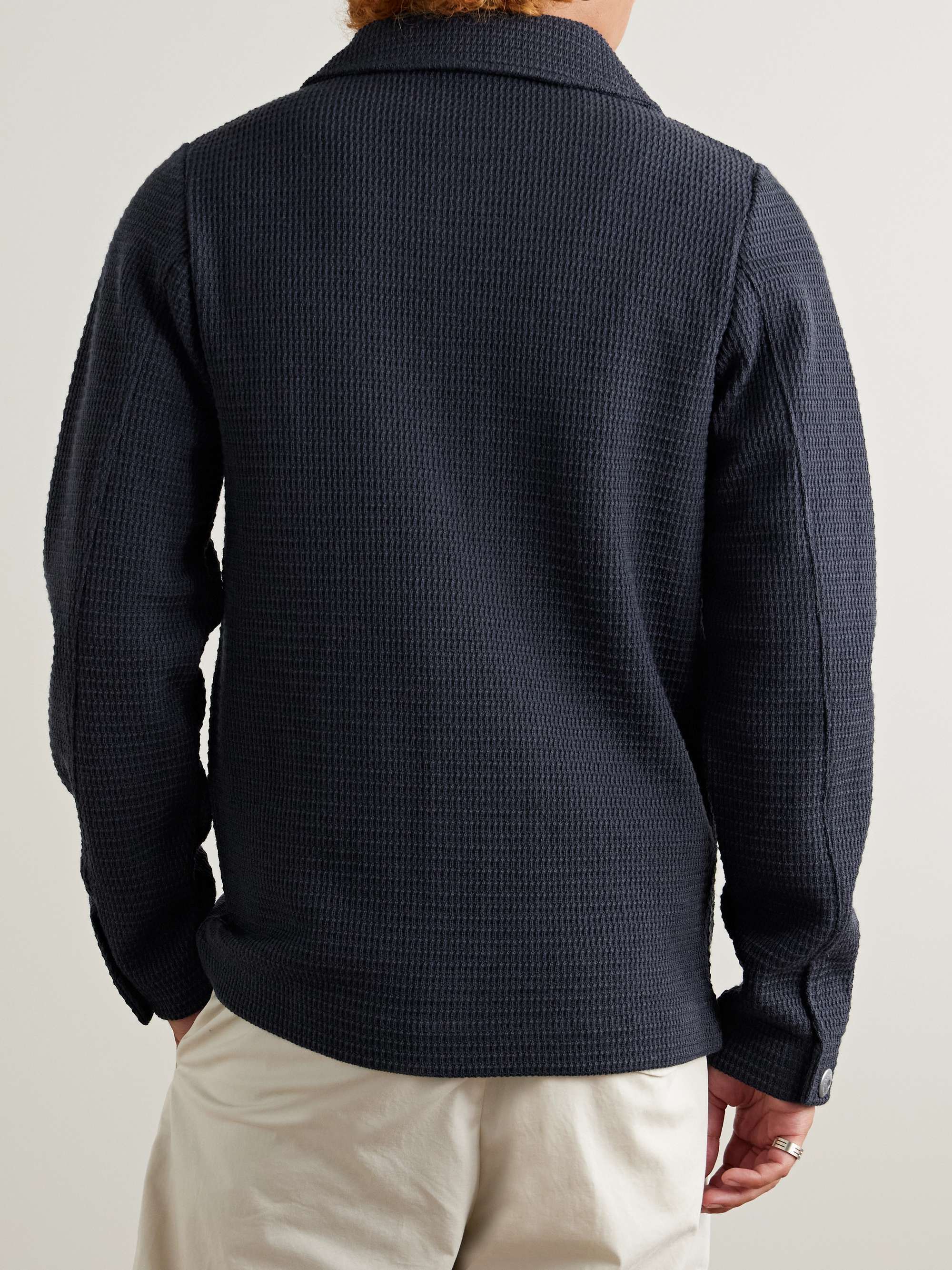 Radial Textured Virgin Wool Jacket view