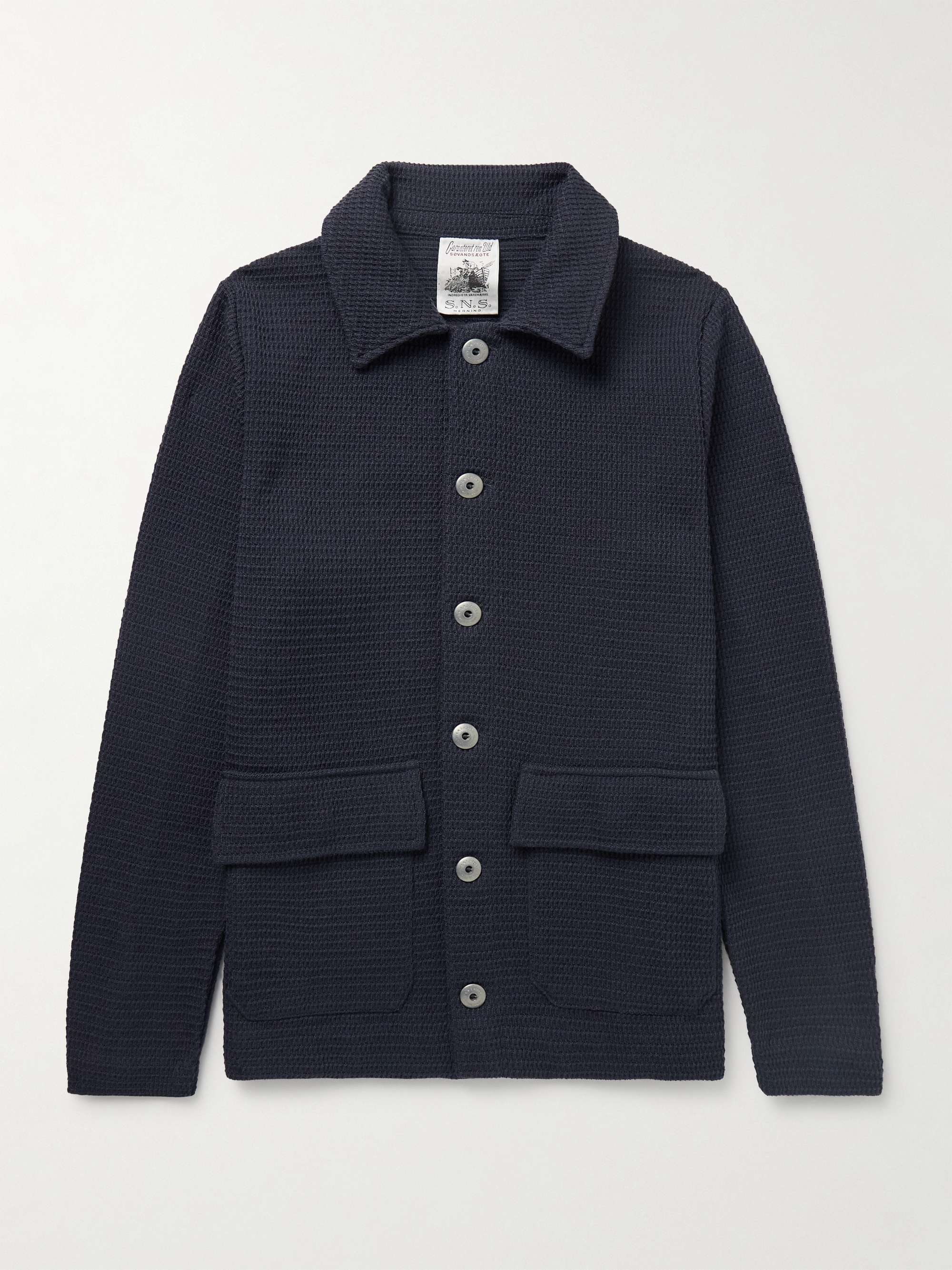 Radial Textured Virgin Wool Jacket view