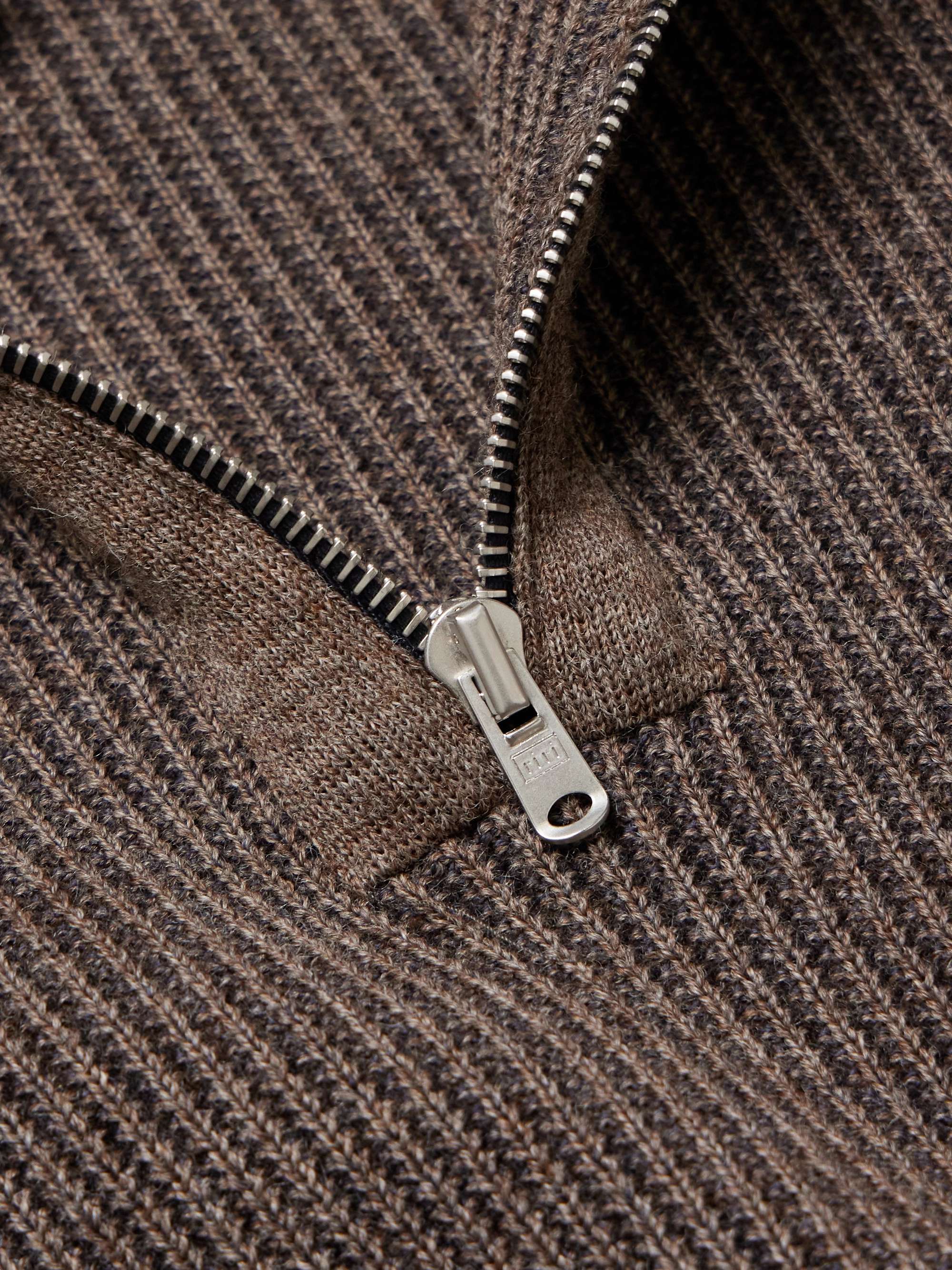 Fender III Ribbed Wool Half-Zip Sweater view