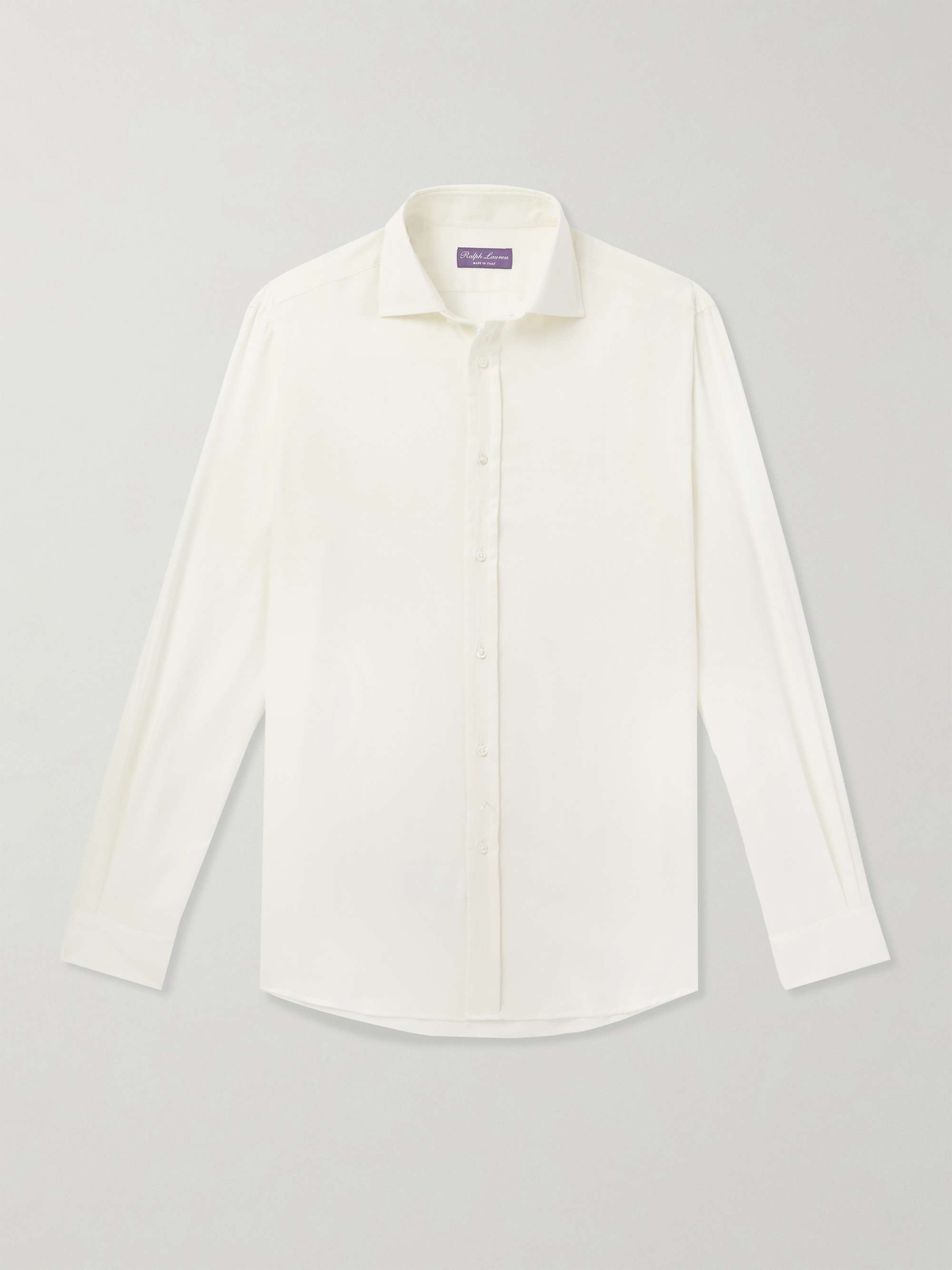 Aston Cotton and Cashmere-Blend Shirt view