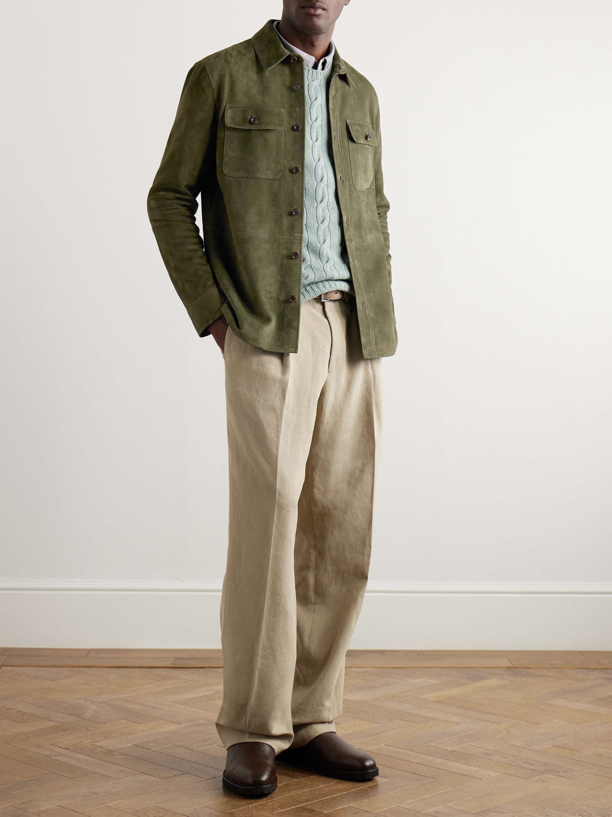 Calloway Suede Overshirt view