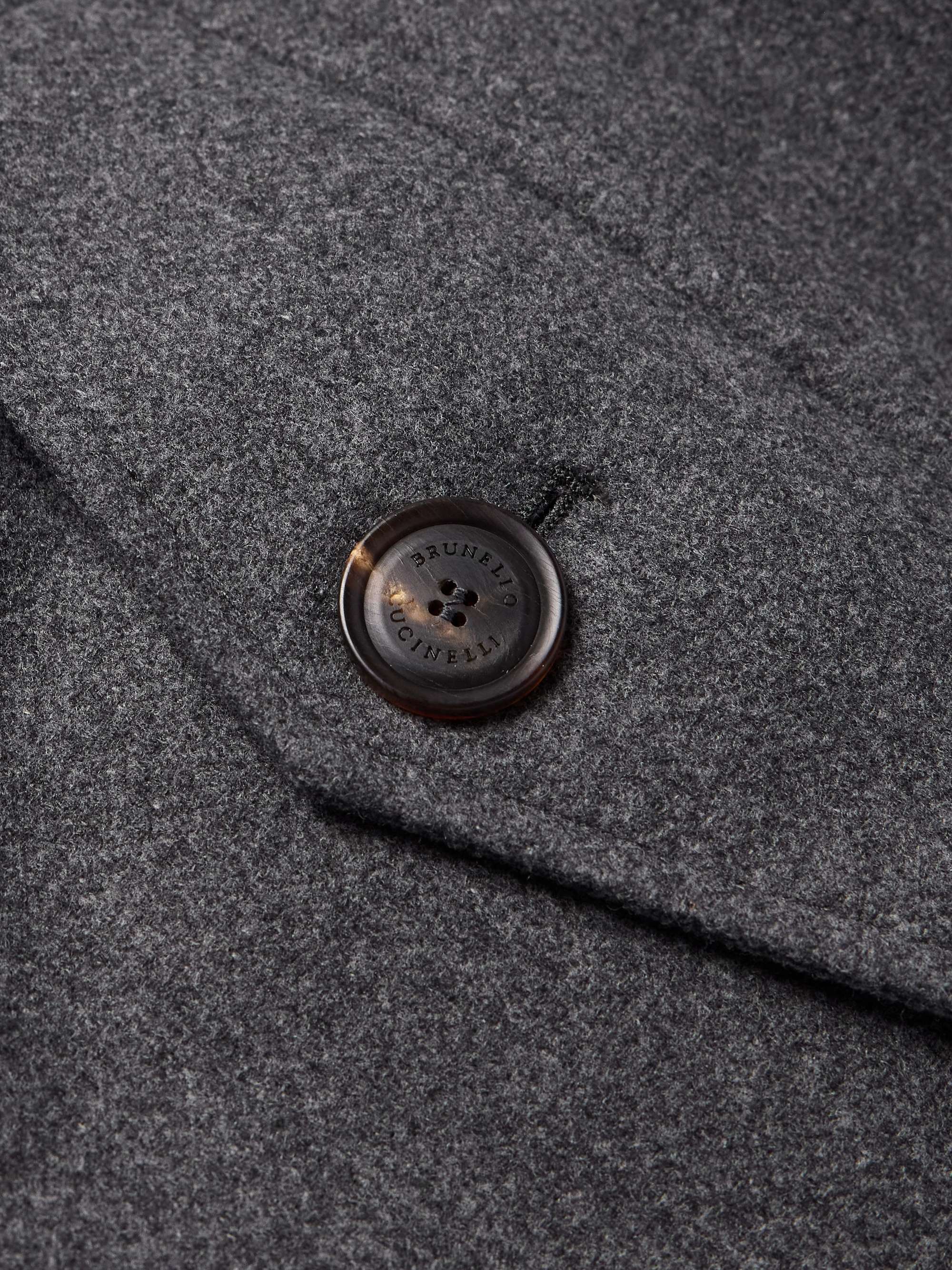 Wool-Blend Padded Down Hooded Parka view