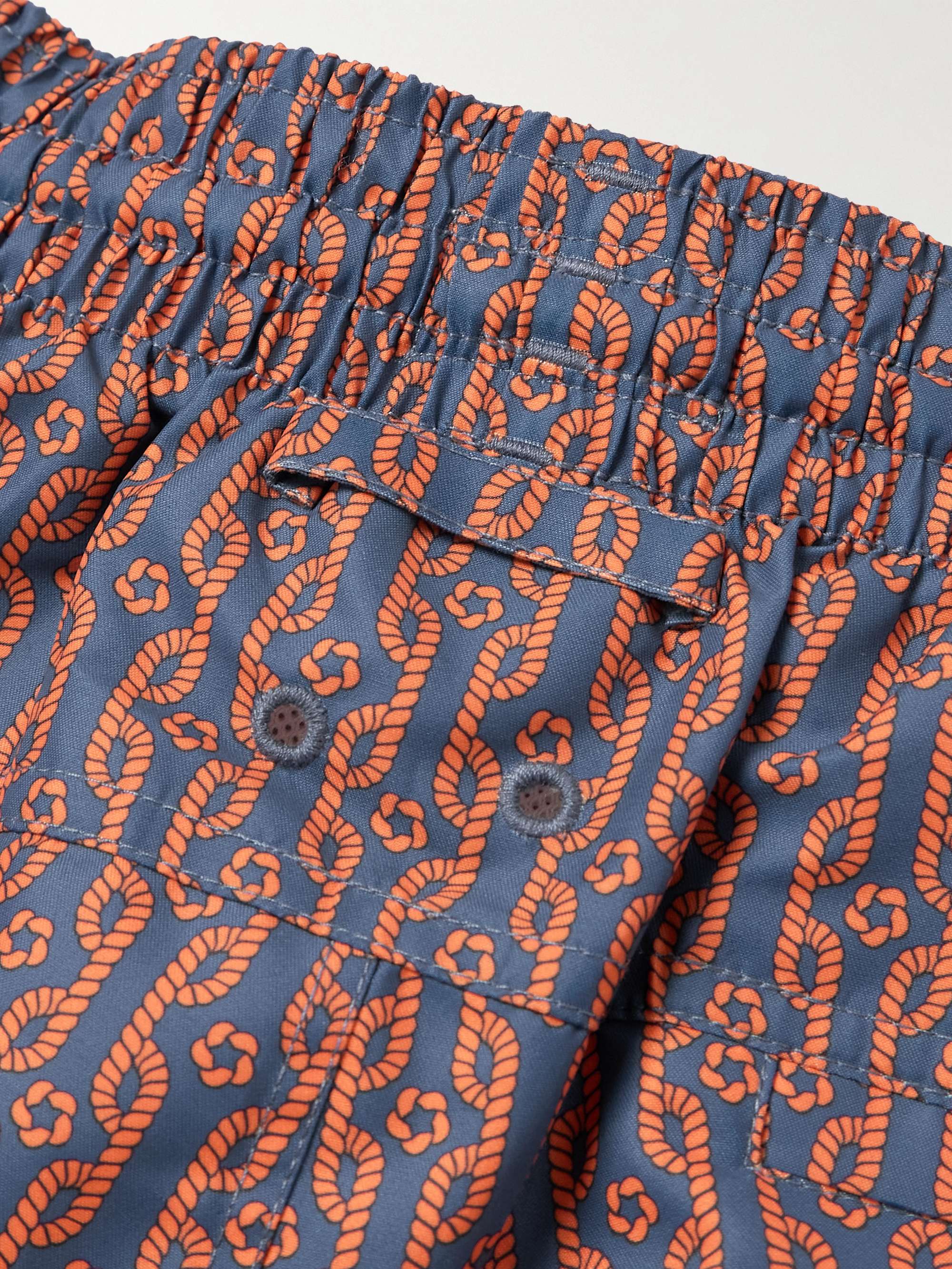 Tropez Straight-Leg Mid-Length Printed Swim Shorts view