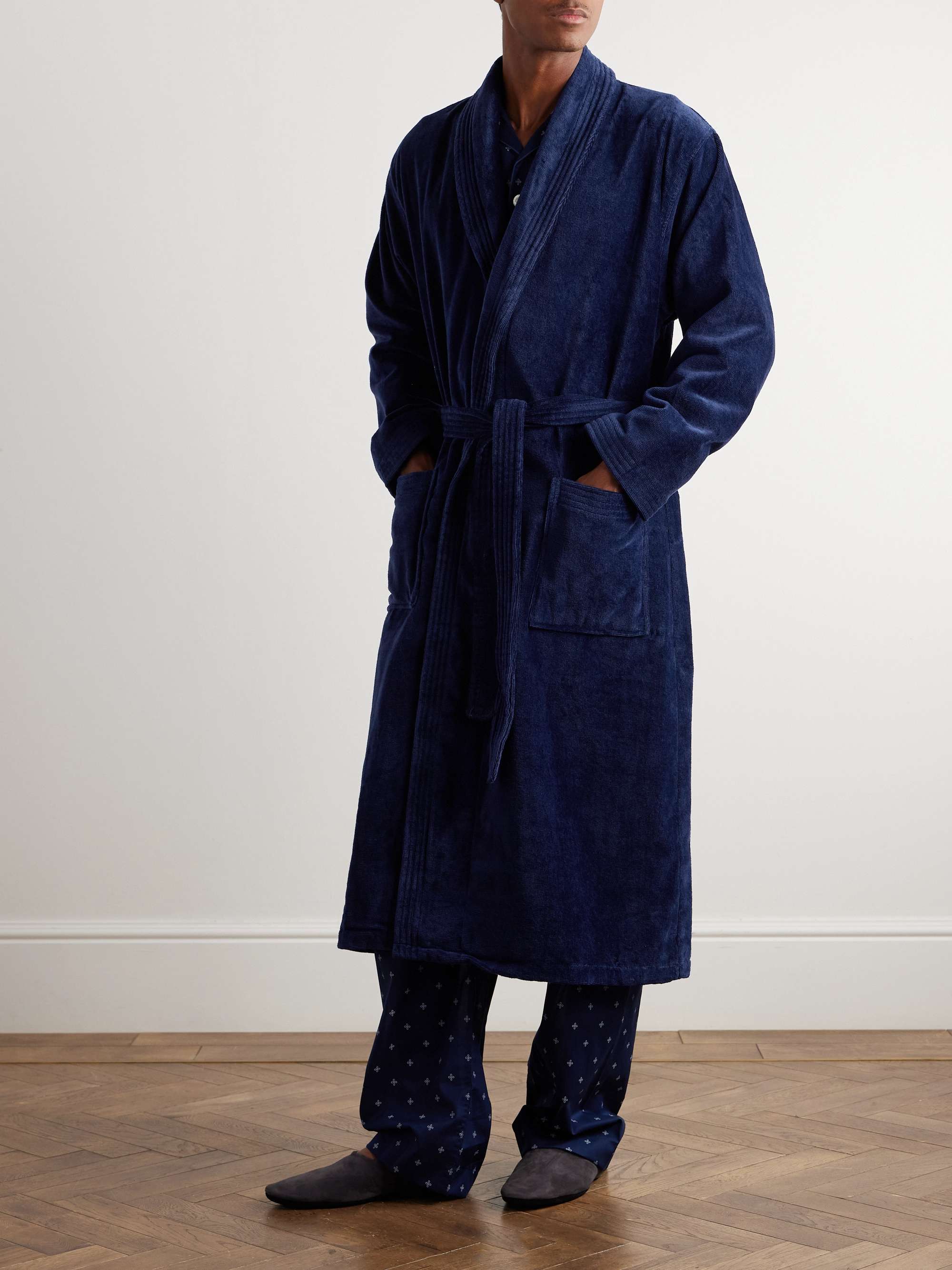 Belted Cotton-Terry Robe view