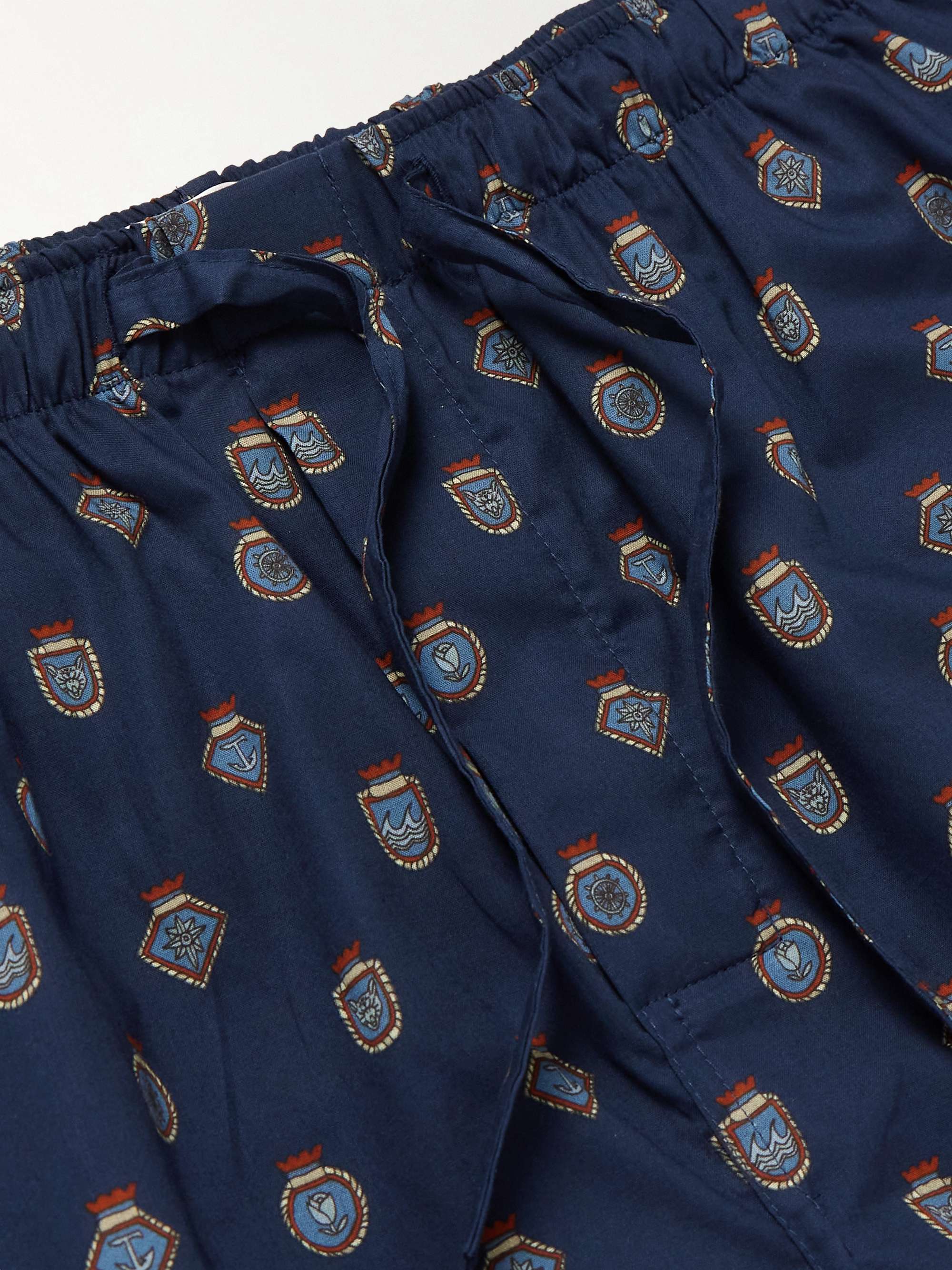 Ledbury Printed Cotton-Batiste Pyjama Shorts view