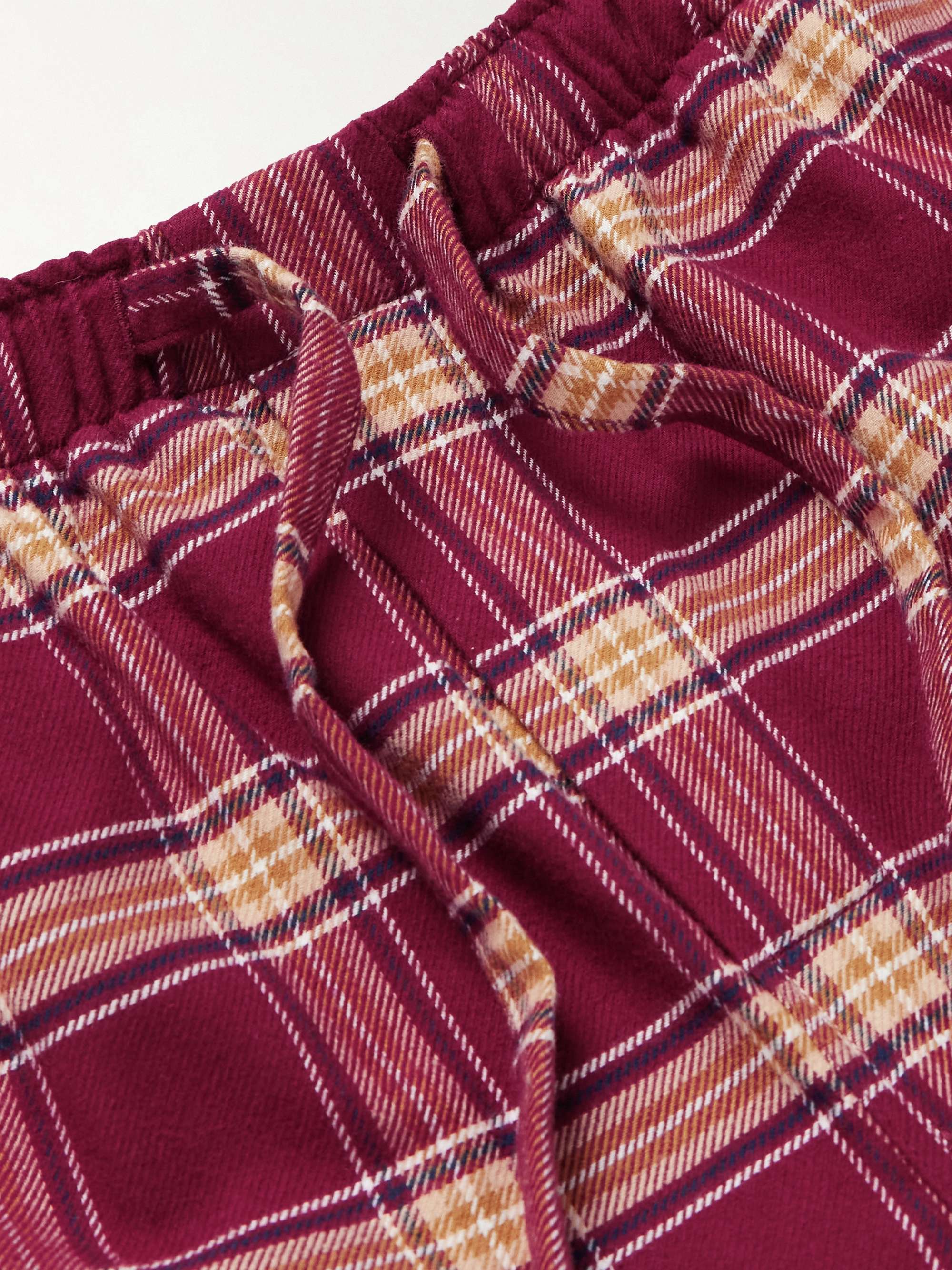Kelburn Checked Cotton-Flannel Pyjama Trousers view