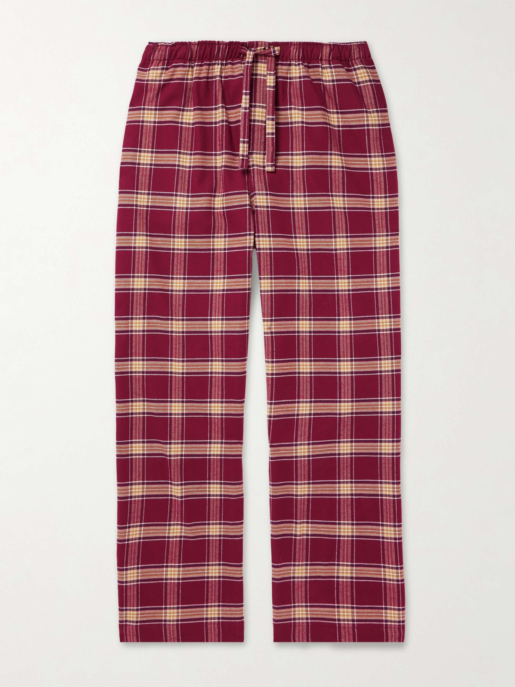 Kelburn Checked Cotton-Flannel Pyjama Trousers view