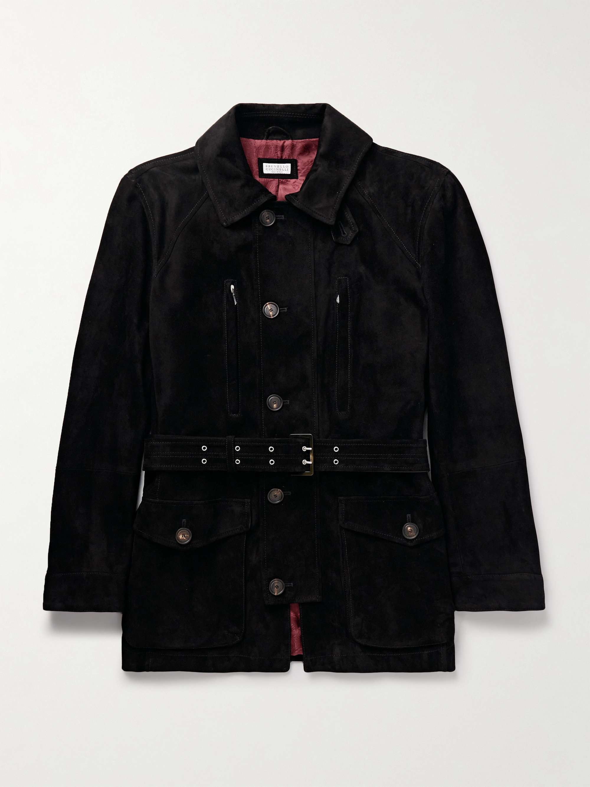 Belted Suede Field Jacket view