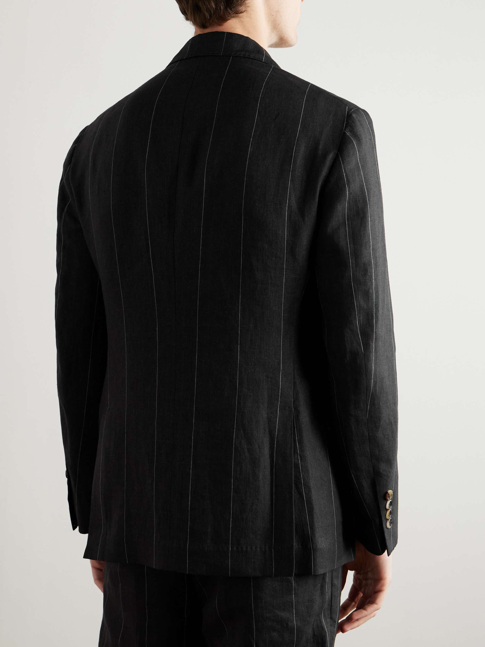 Pinstriped Linen Suit Jacket view