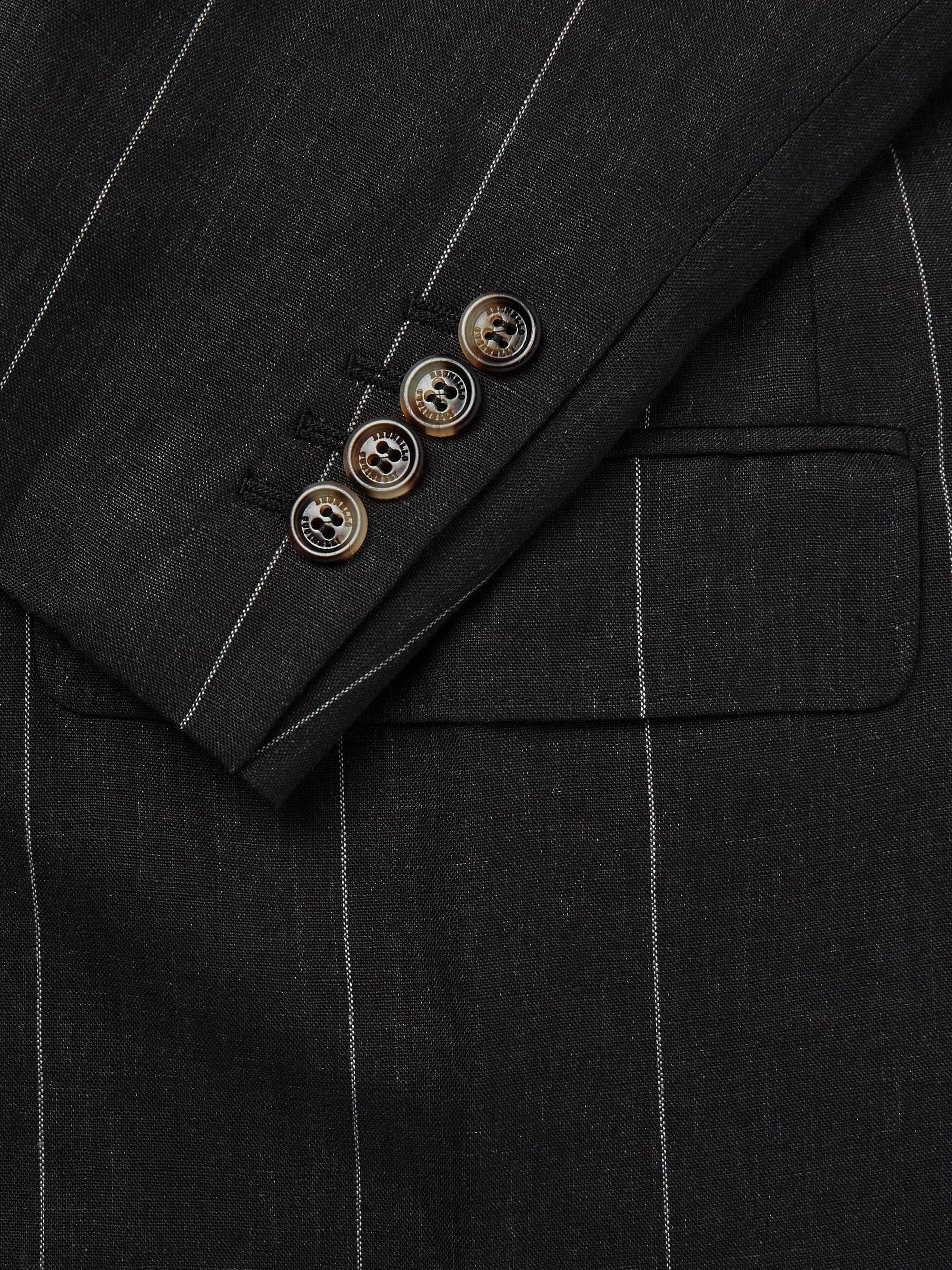 Pinstriped Linen Suit Jacket view