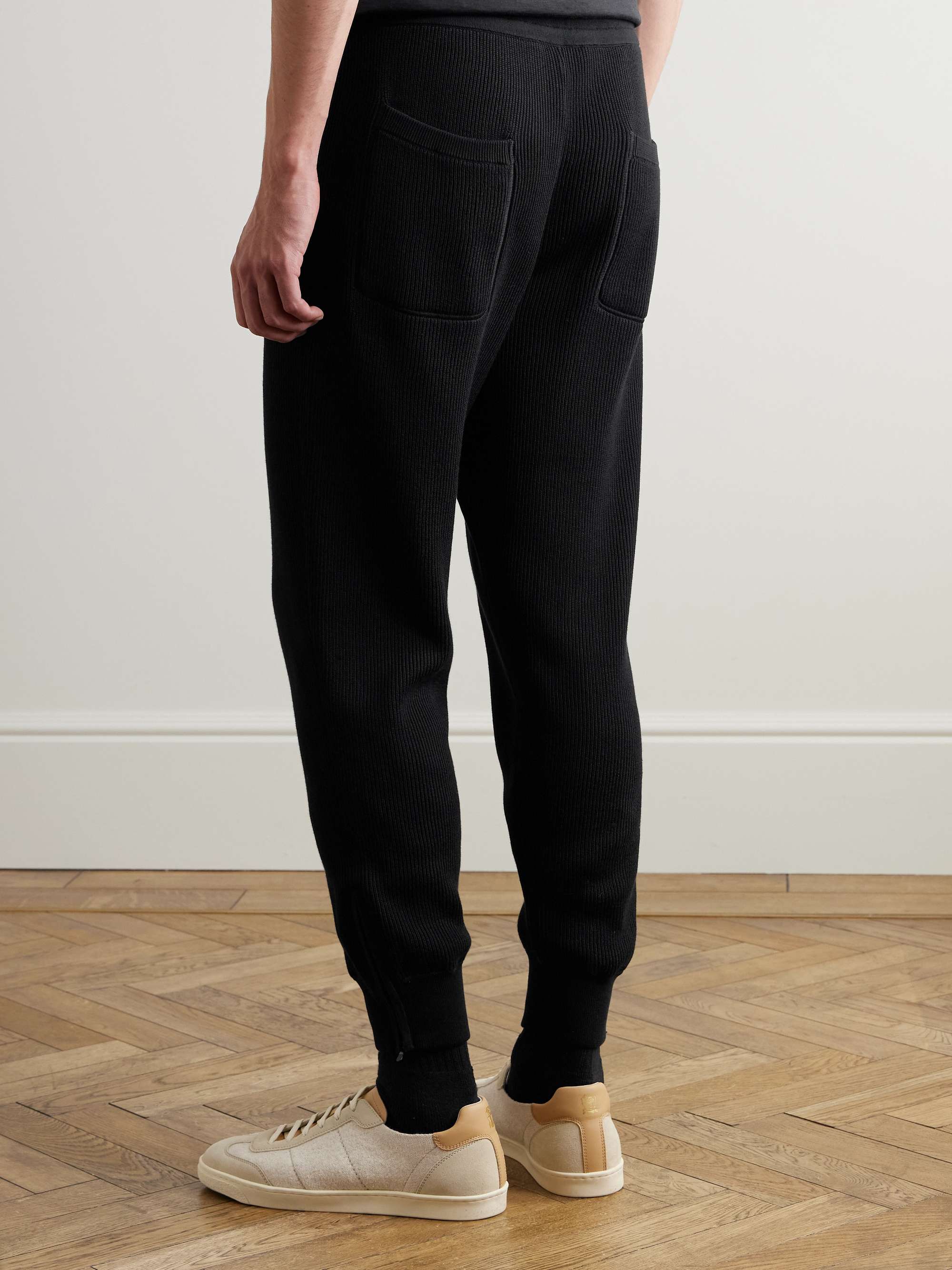 Ribbed Cotton Sweatpants view