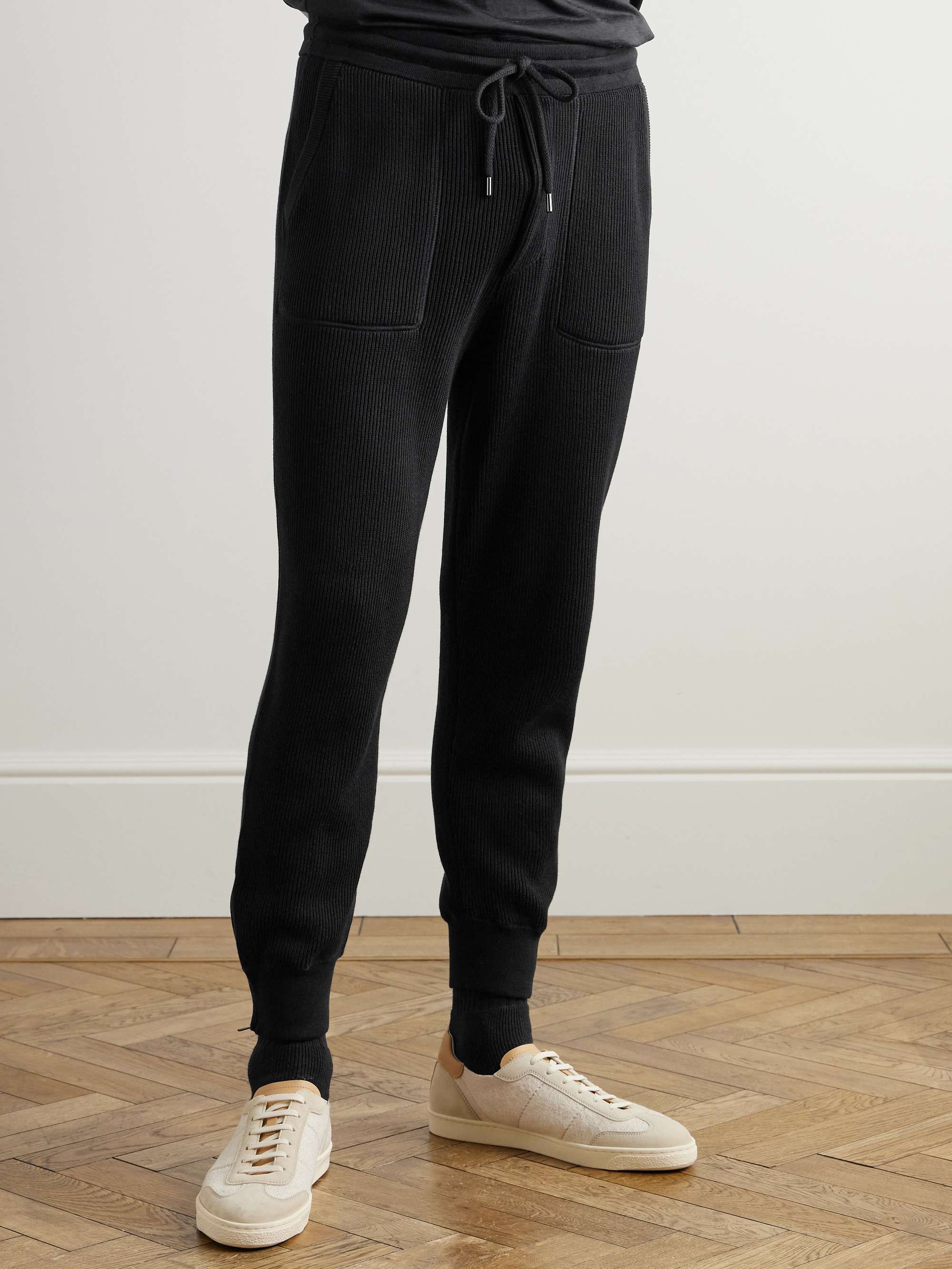 Ribbed Cotton Sweatpants view