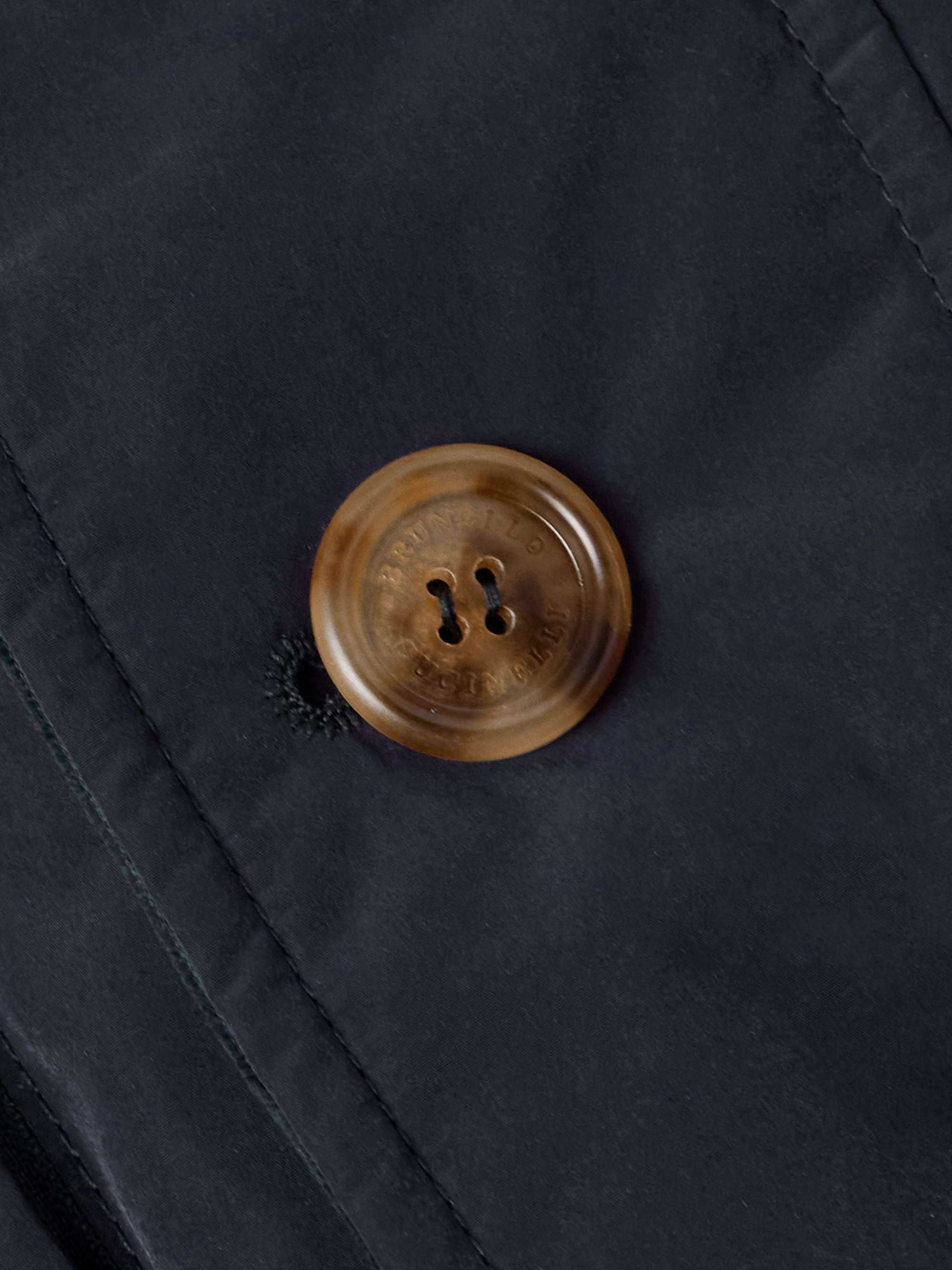 Cotton-Corduroy Trimmed Belted Padded Shell Jacket view