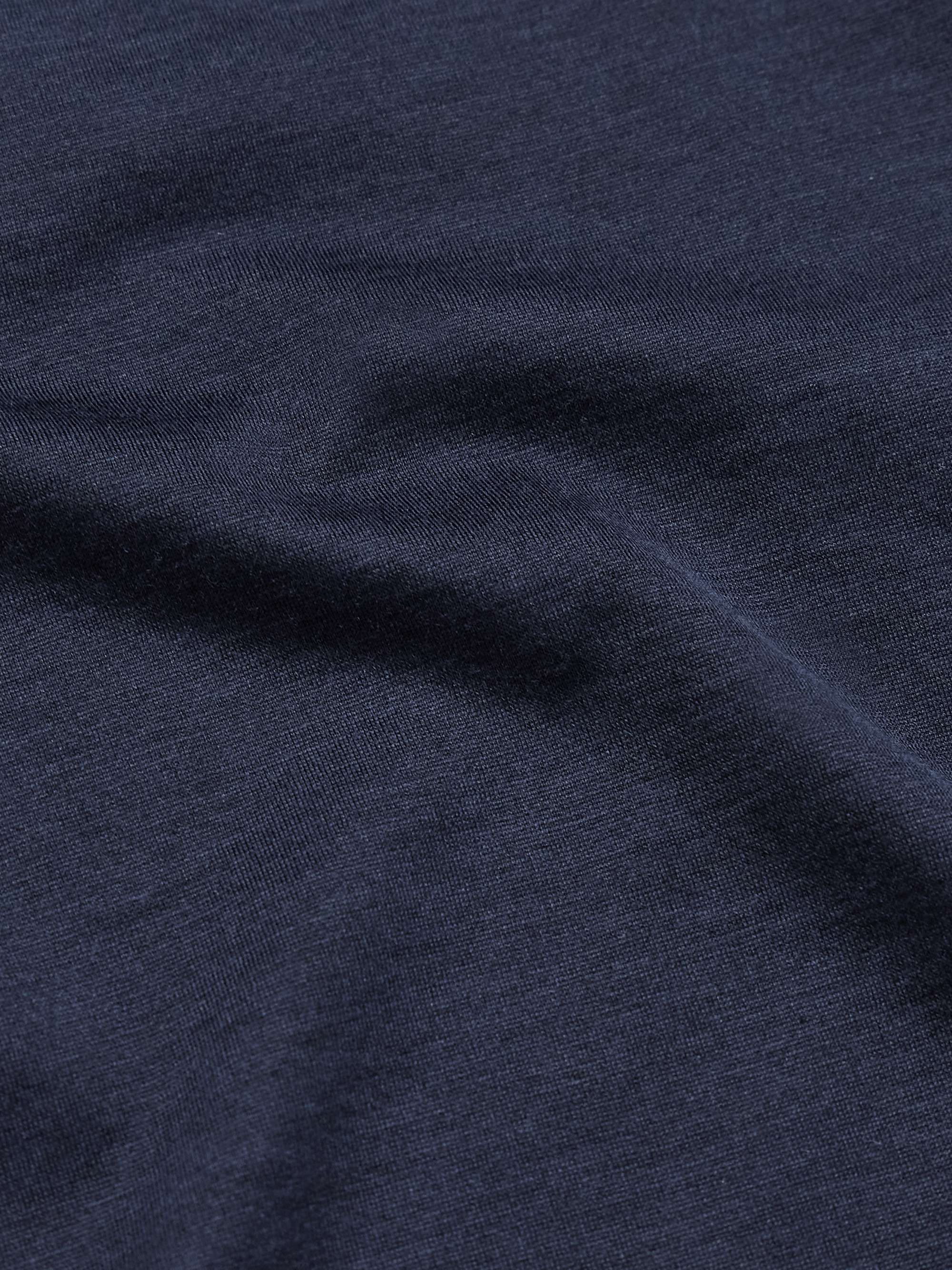 Silk and Cotton-Blend Jersey T-Shirt view