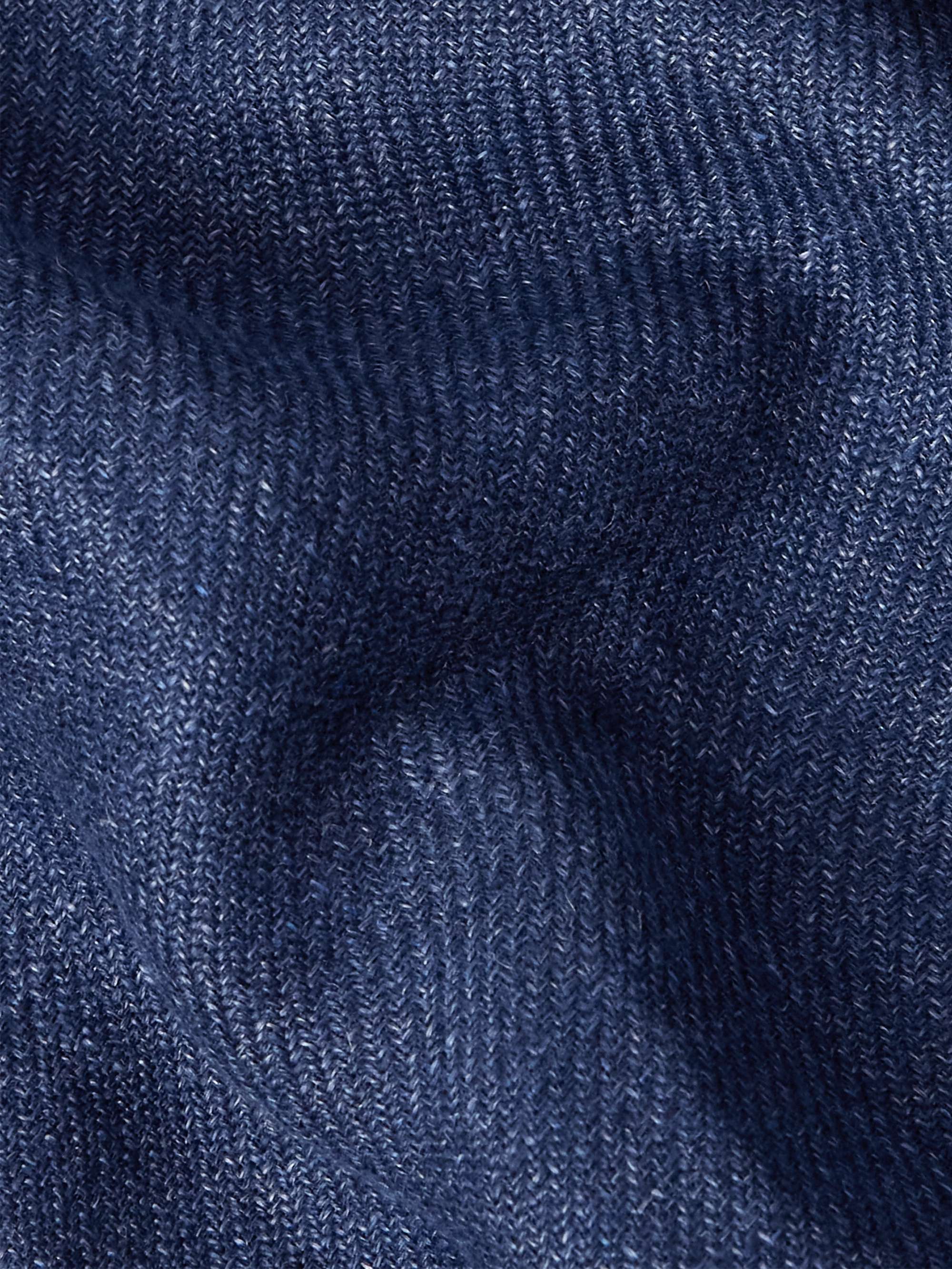 Linen, Wool and Silk-Blend Bomber Jacket view