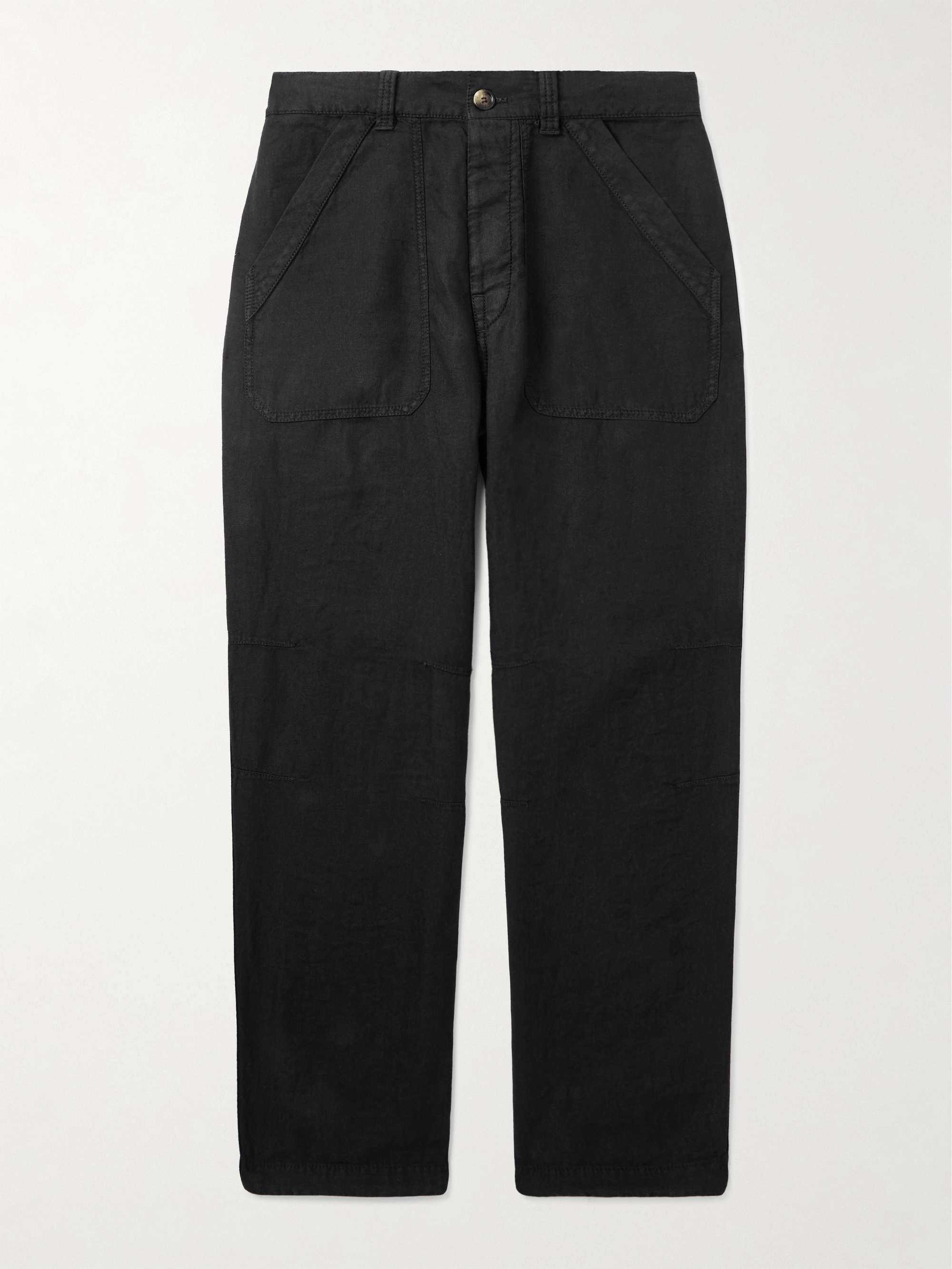 Tinto Wide-Leg Linen-Twill Trousers view